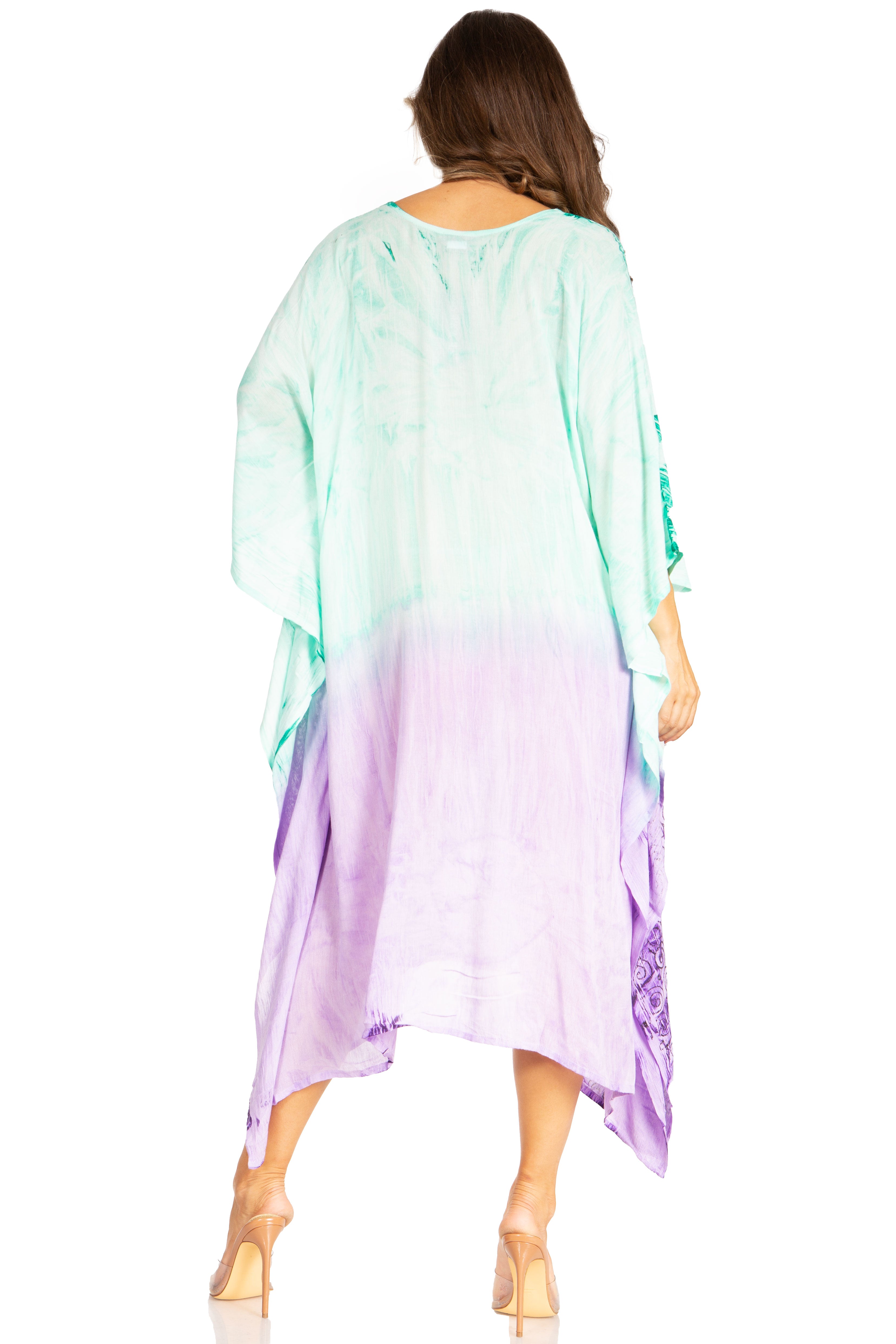 Sakkas - Clementine Third Tie Dye Caftan