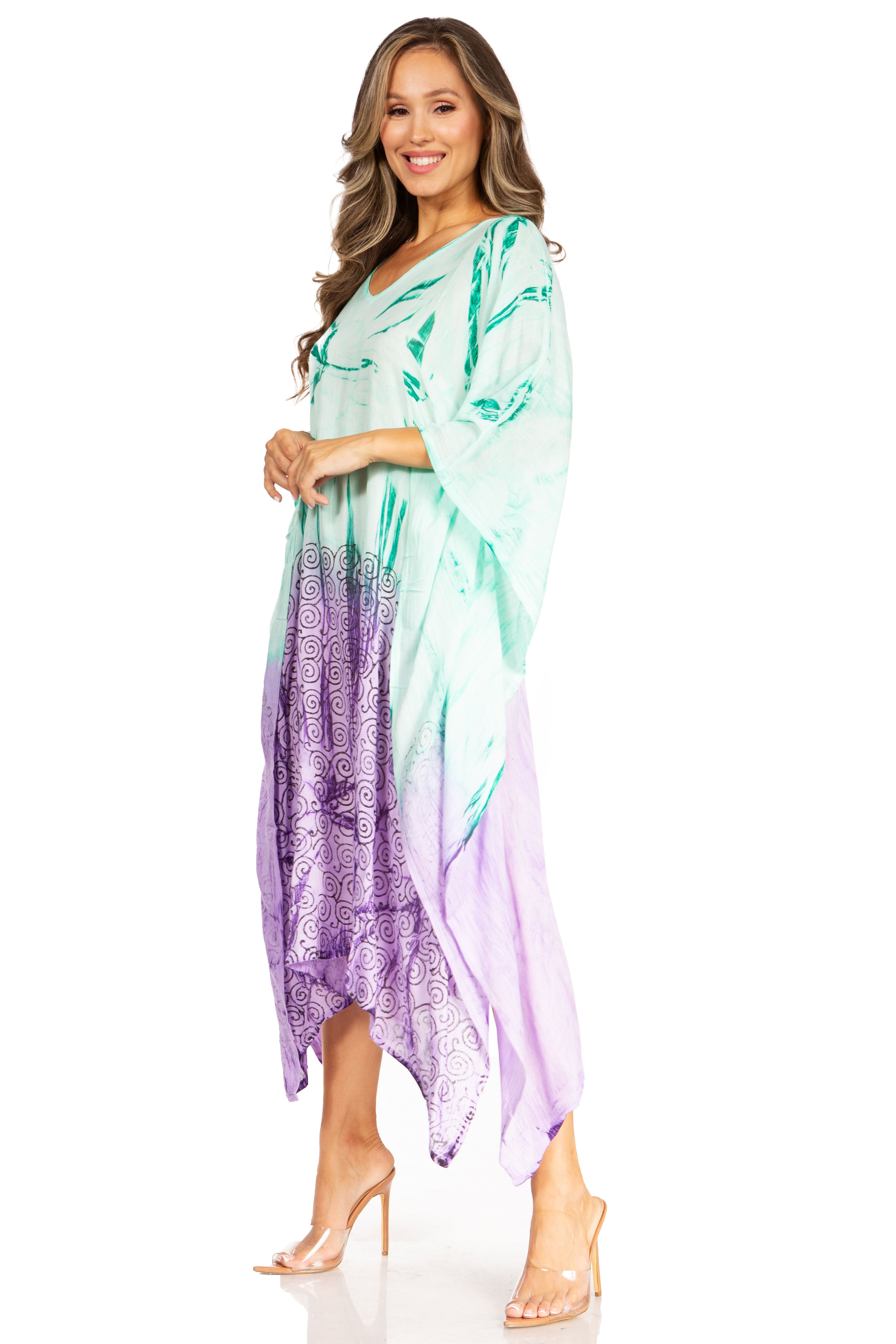 Sakkas - Clementine Third Tie Dye Caftan