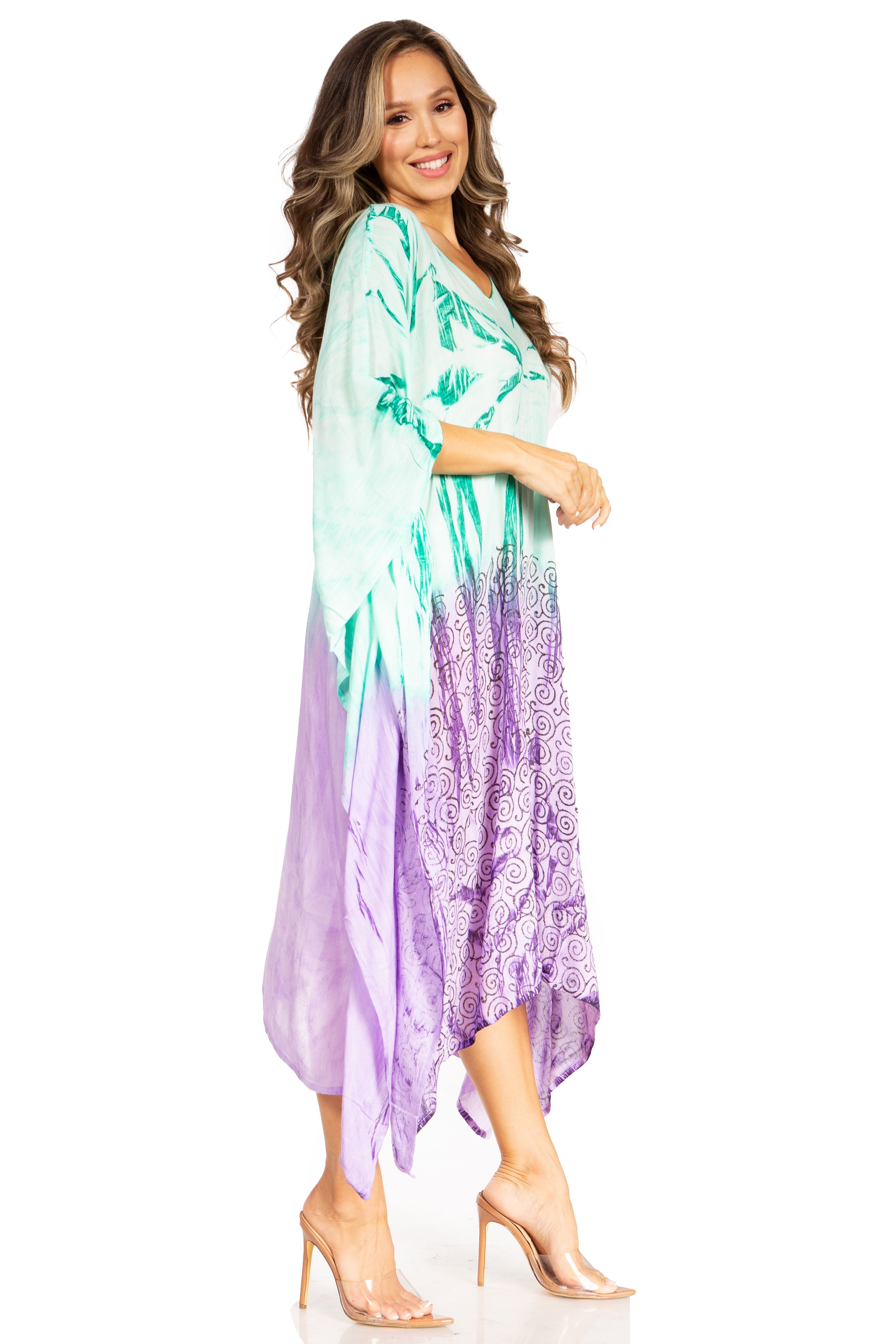 Sakkas - Clementine Third Tie Dye Caftan