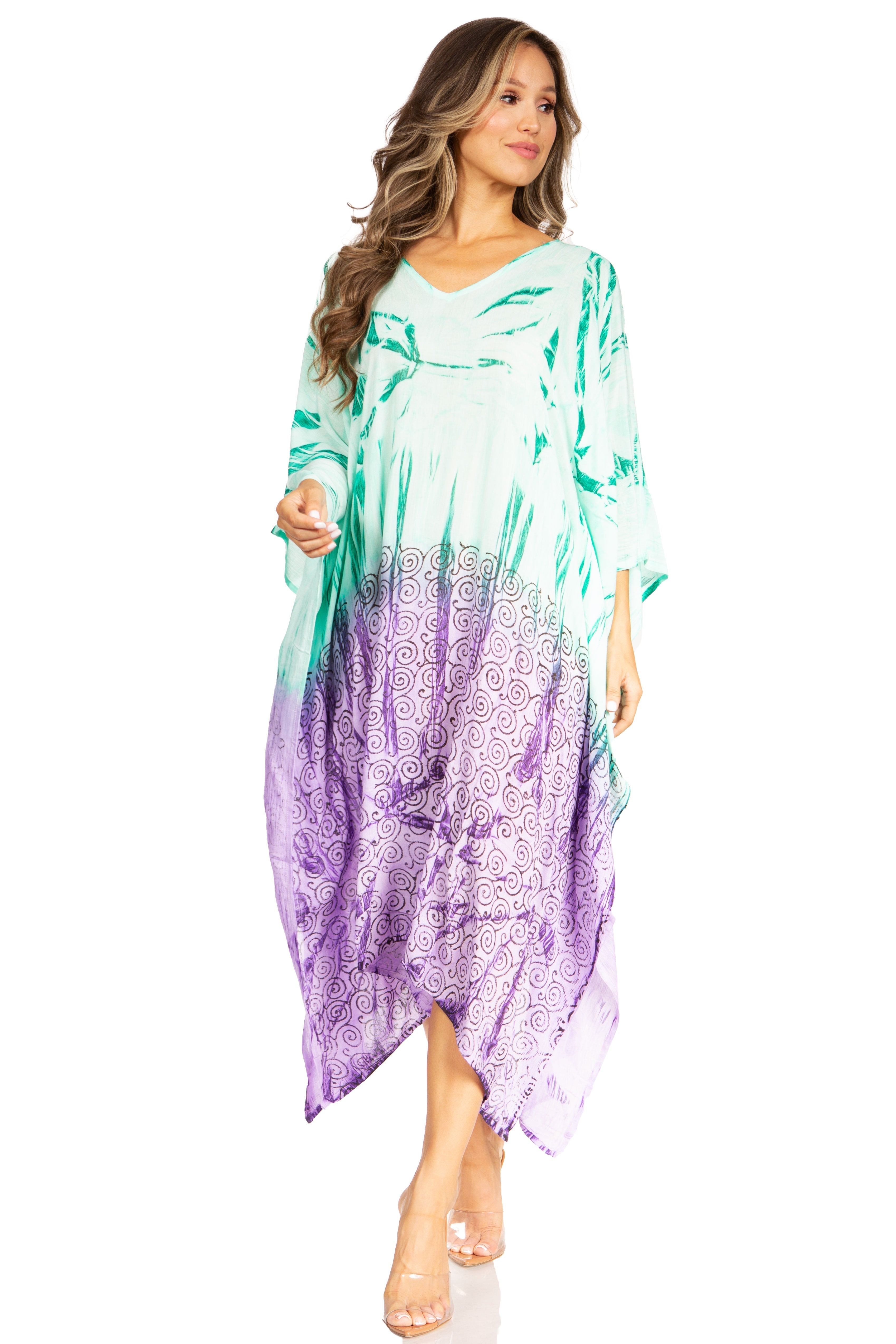 Sakkas - Clementine Third Tie Dye Caftan