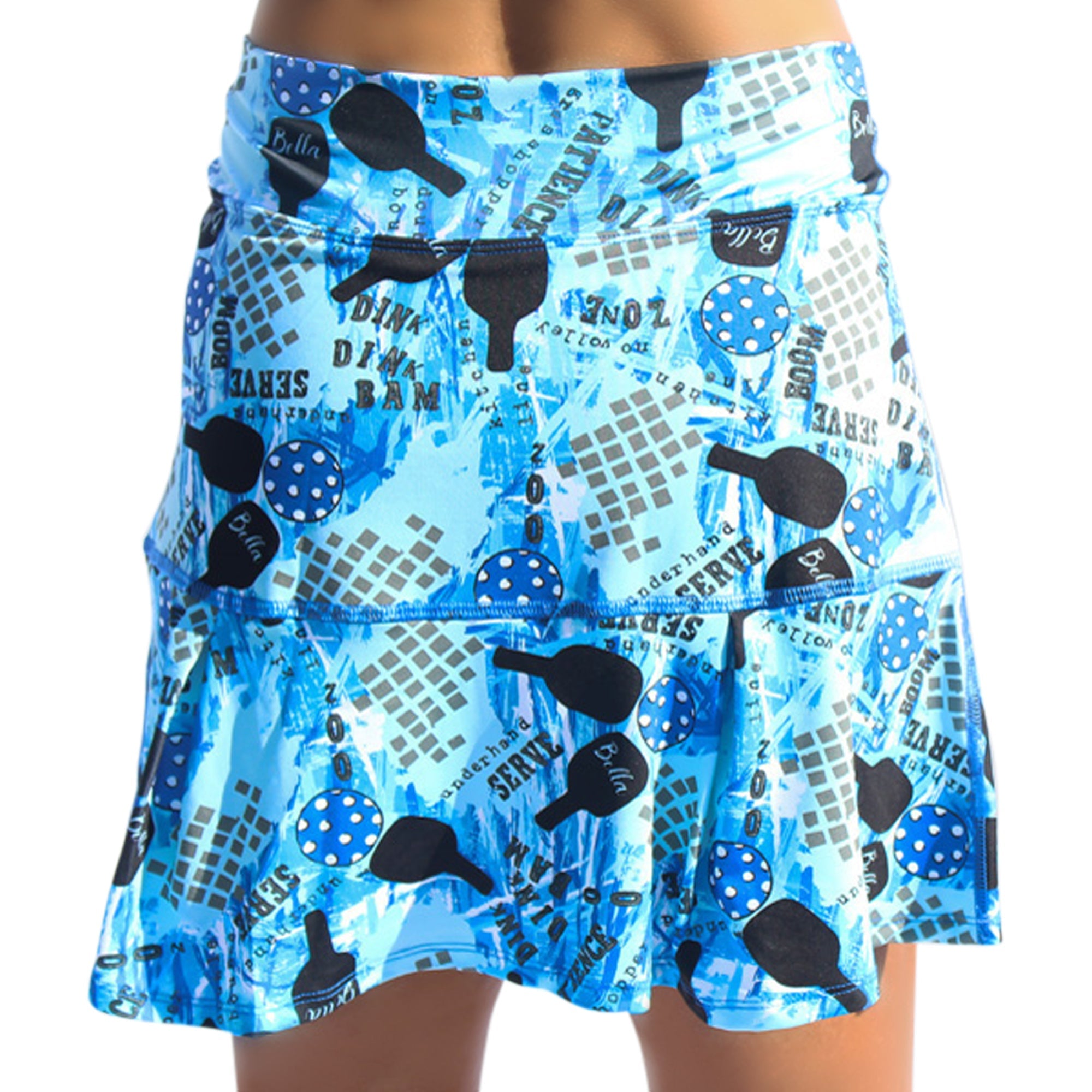 Pickleball Bella Drop Pleat Skort Graffiti 2