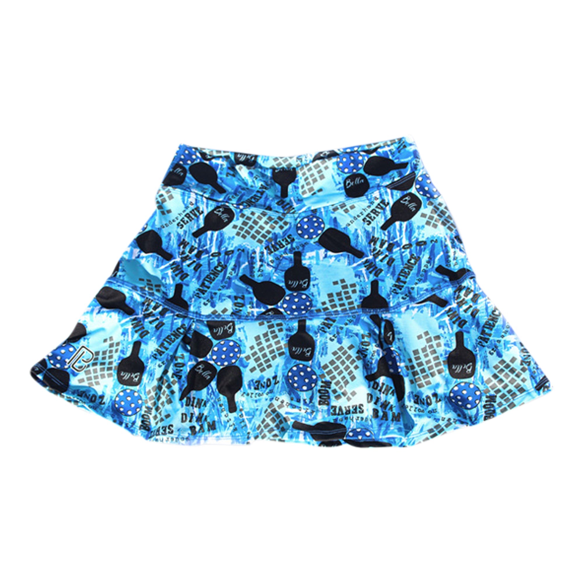 Pickleball Bella Drop Pleat Skort Graffiti 2