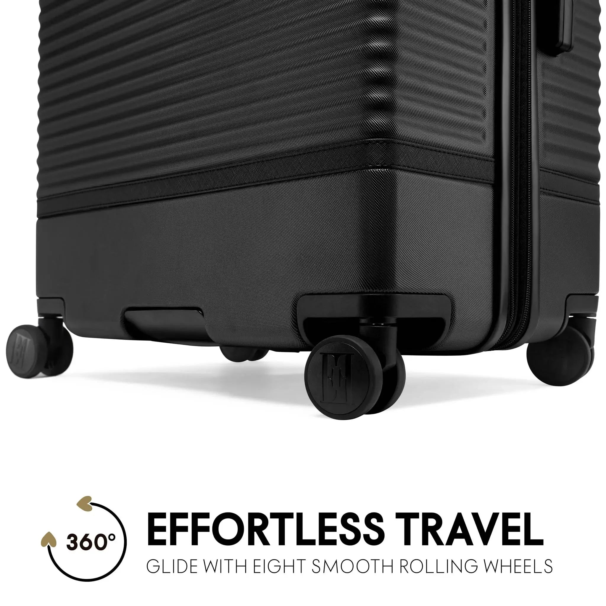 Belleville Three Piece Expandable Retro Luggage Set