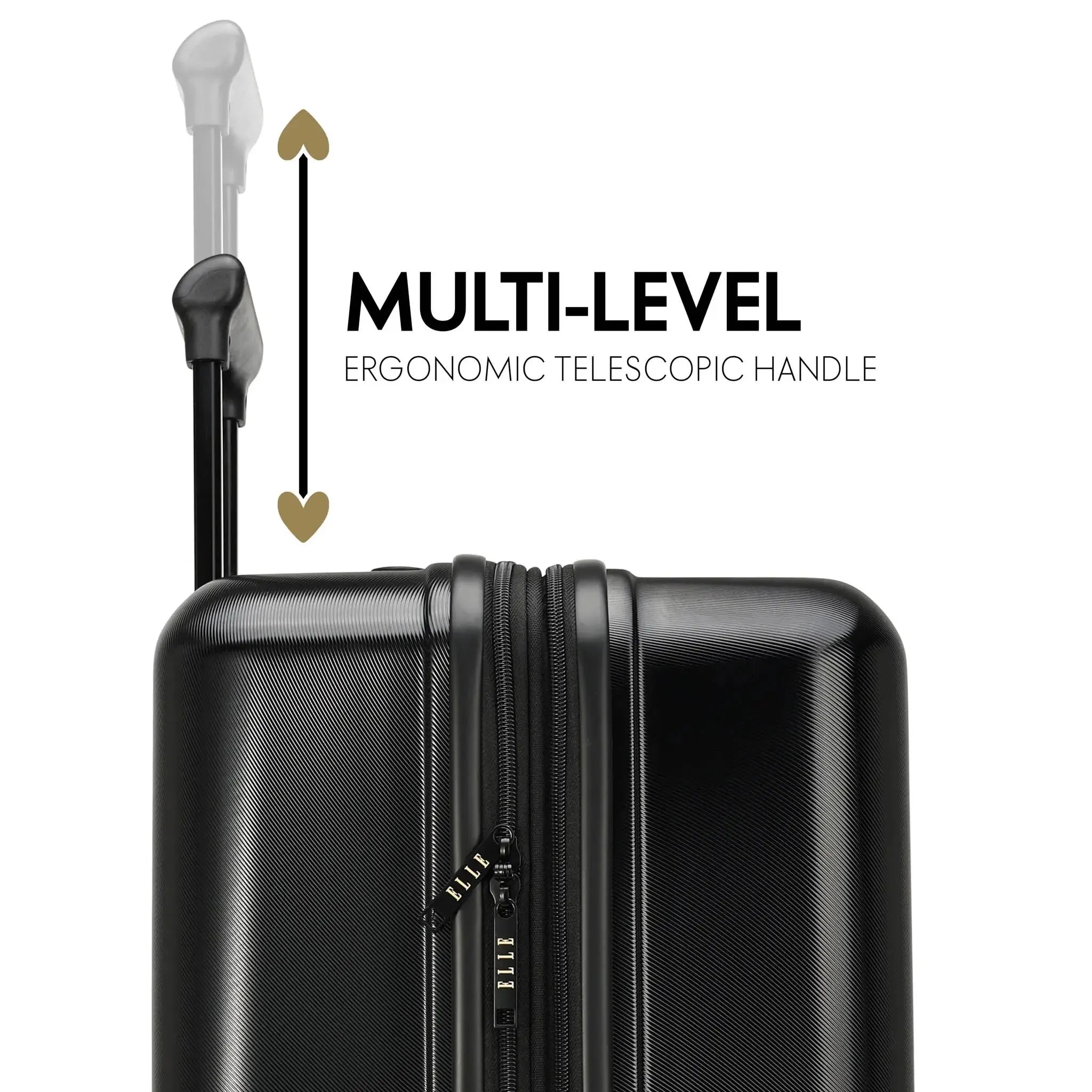Expedition Three Piece Expandable Polycarbonate Luggage Set