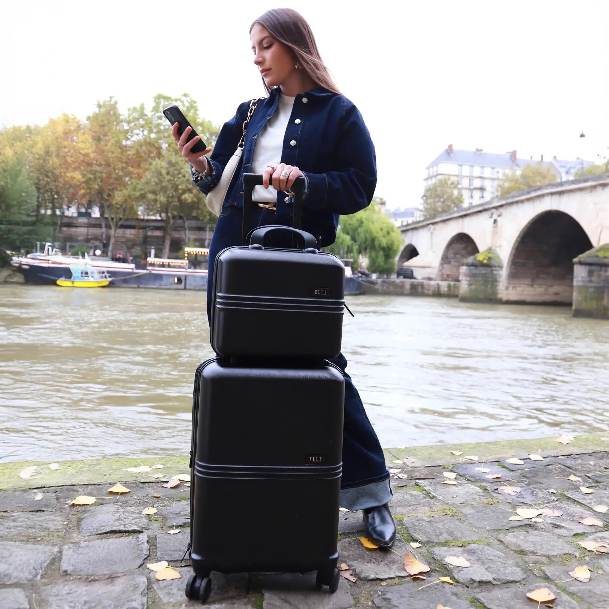 Expedition Three Piece Expandable Polycarbonate Luggage Set