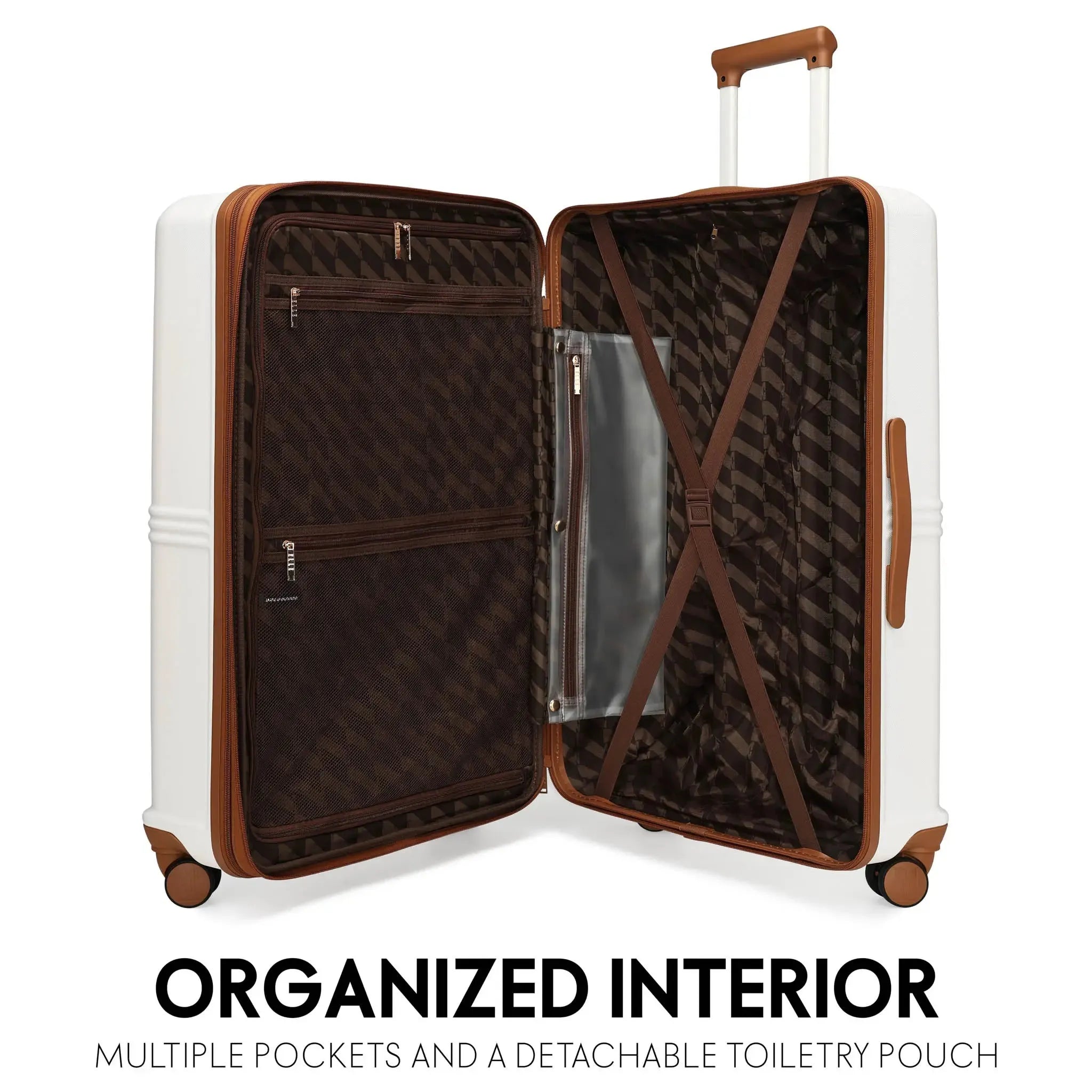 Expedition Three Piece Expandable Polycarbonate Luggage Set