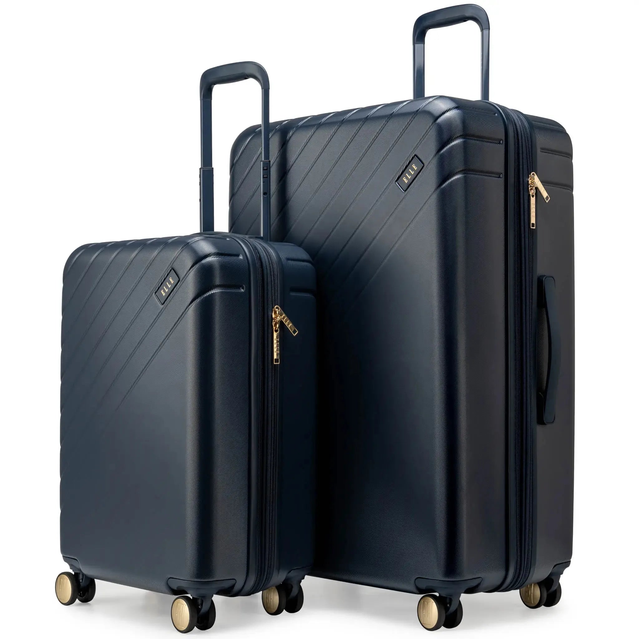 Louvre 2 Piece Expandable Polycarbonate Luggage Set