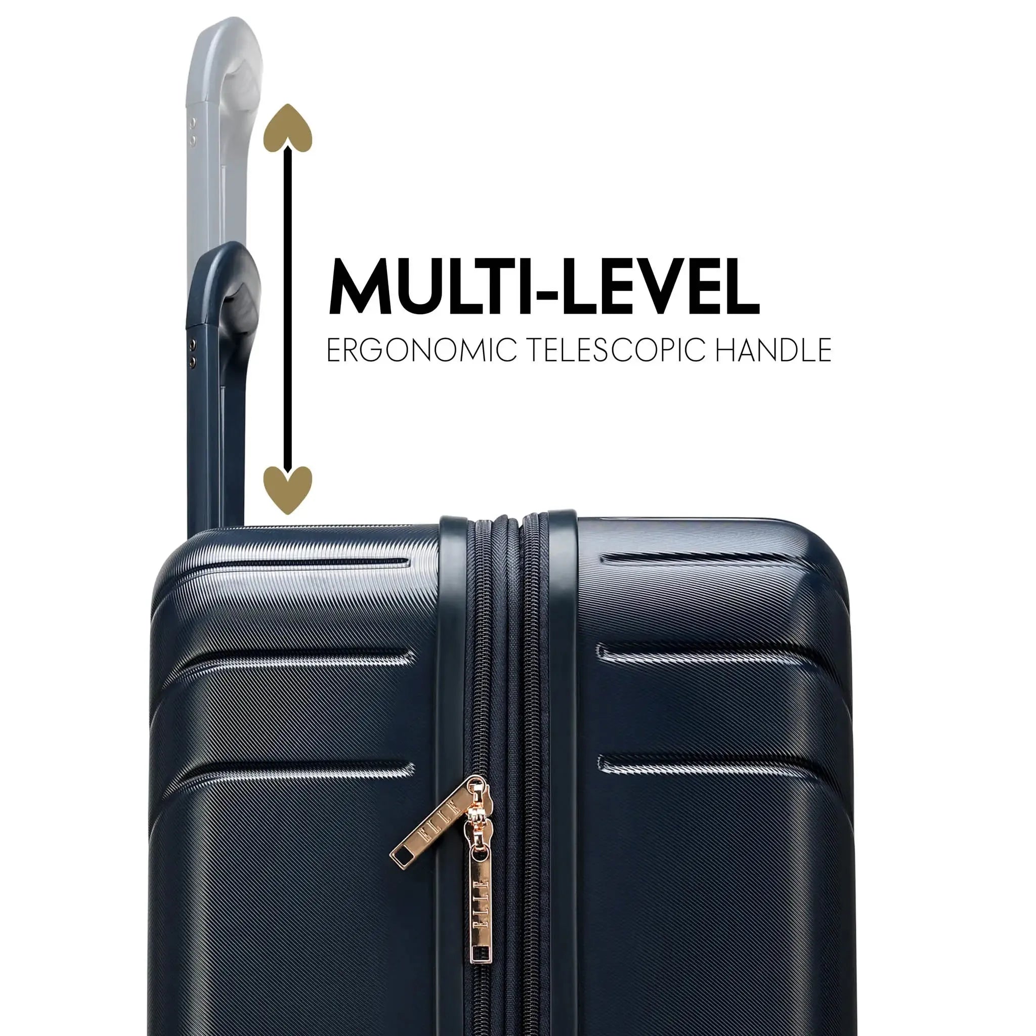 Louvre Two Piece Expandable Polycarbonate Luggage Set