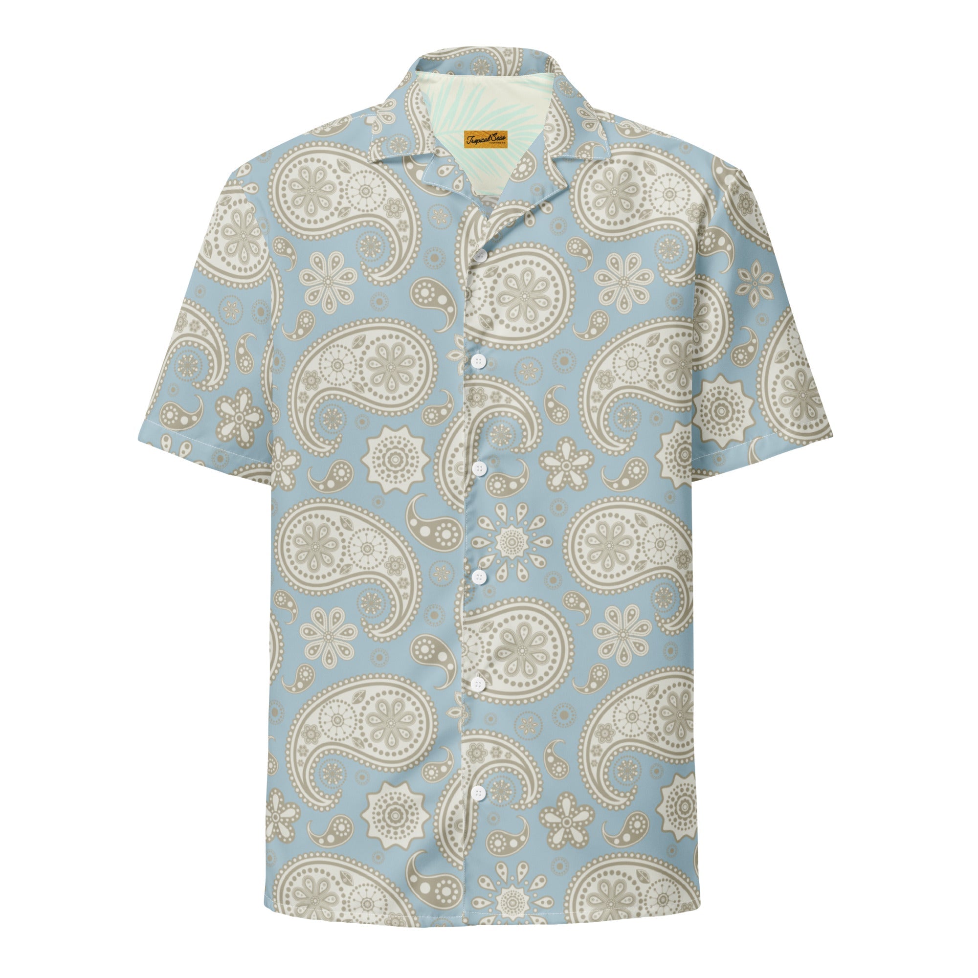 Exclusive Paisley Yacht Club Performance Button Down Camp Shirt