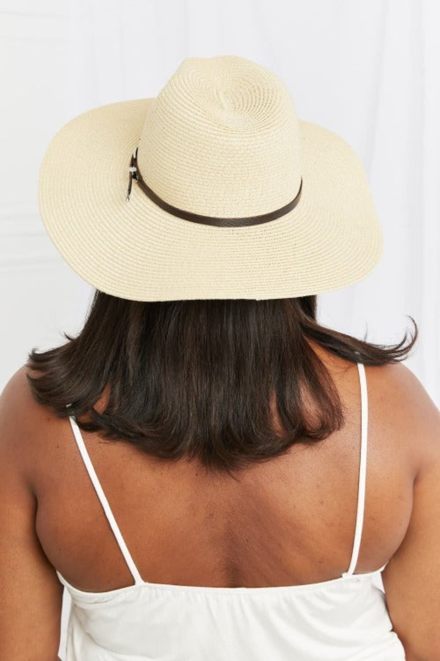 Fame Boho Straw Fedora Hat