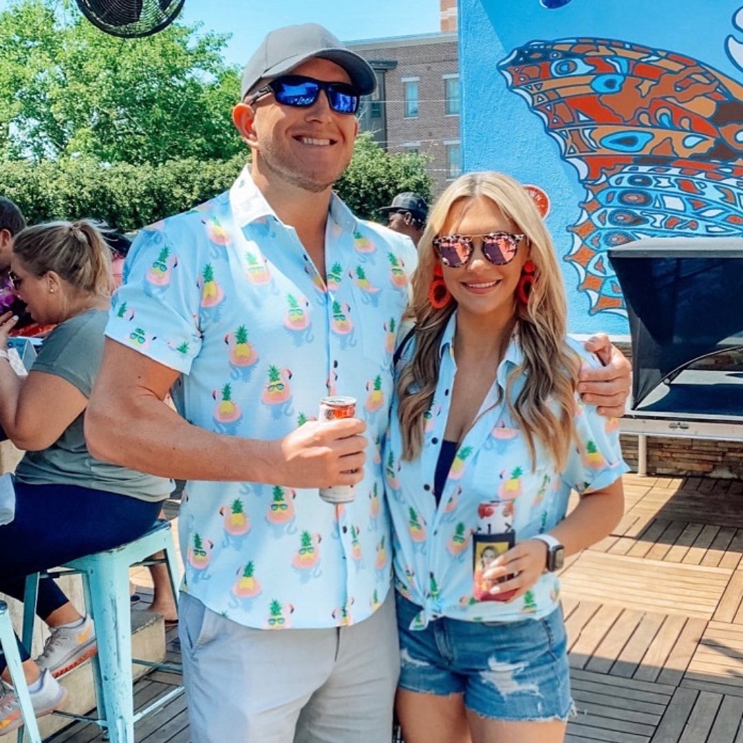 Super Stretch Flamingo Cool Hawaiian Shirt