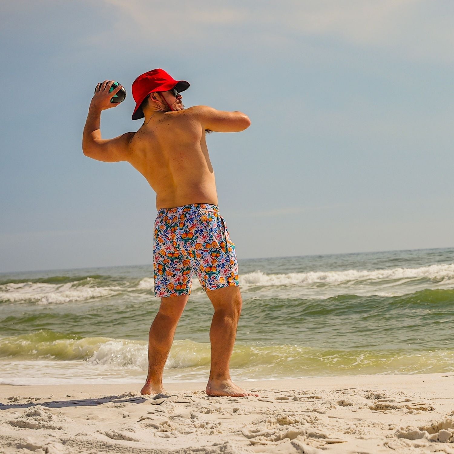 Florida Oranges Athletic Swimsuit Shorts