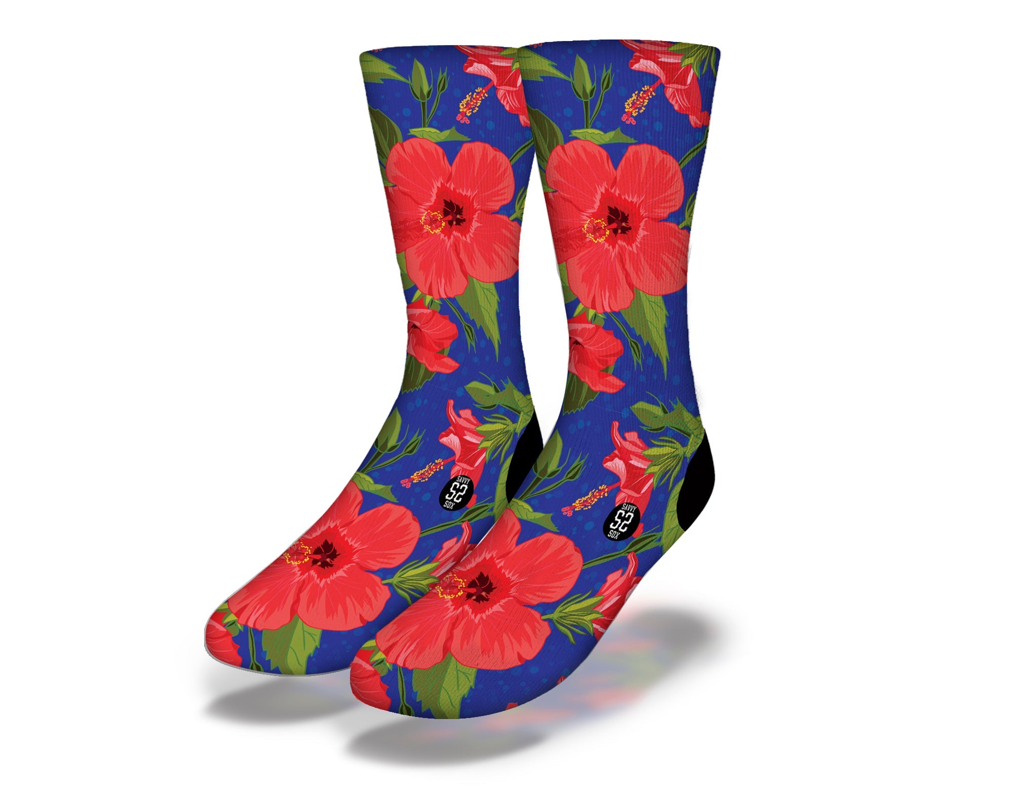 Royal Hawaiian Hibiscus Socks