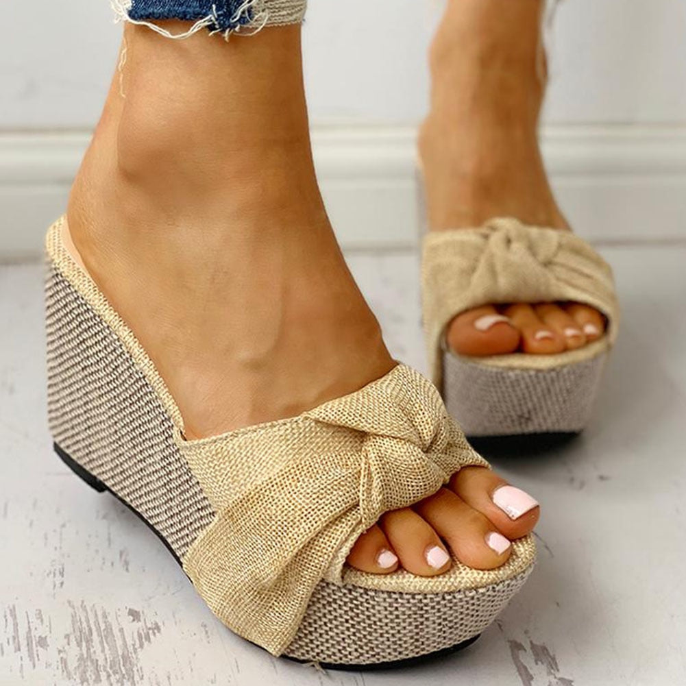 Feet Chain Slip On Leisure Platform Summer Sandals - Sun of the Beach Boutique