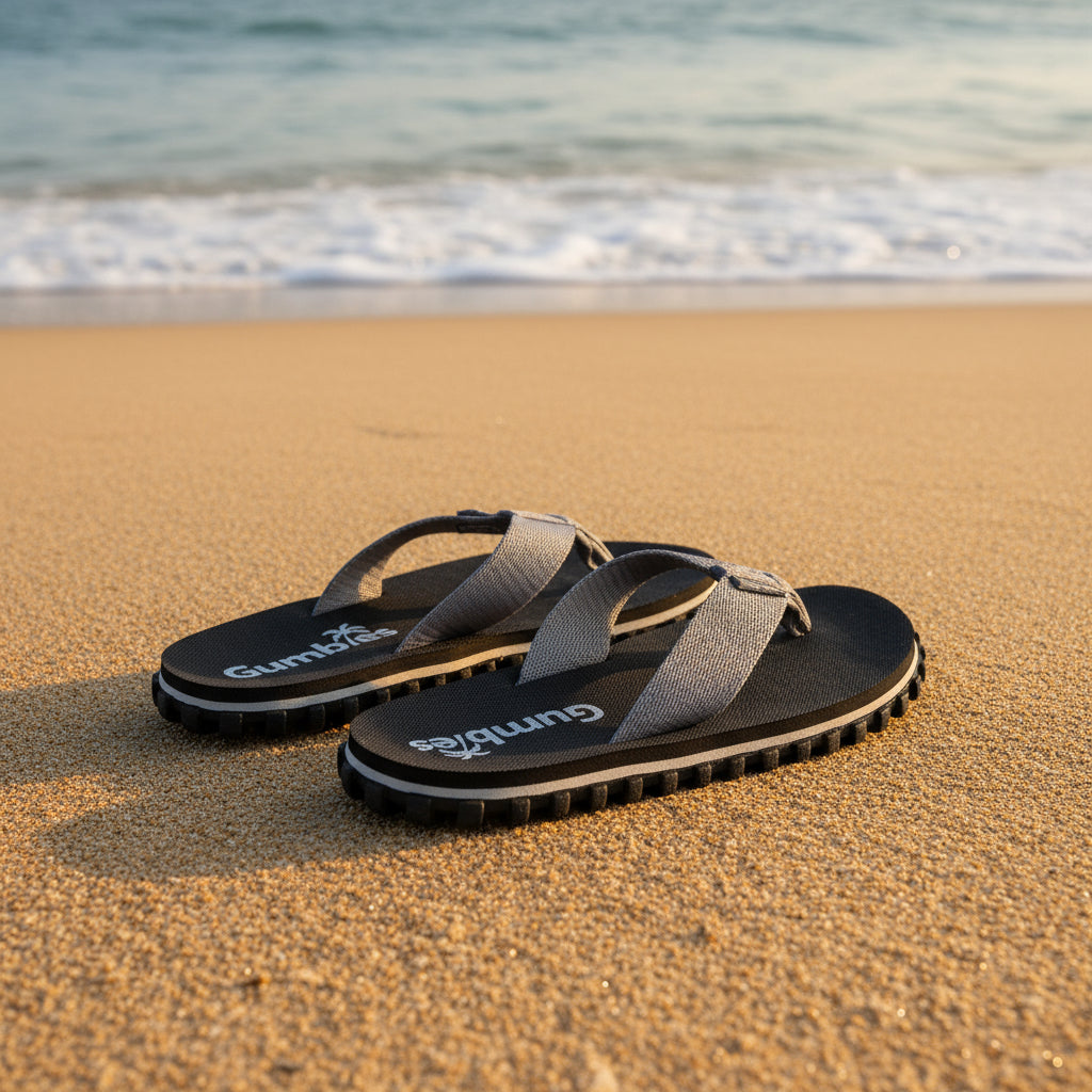 Duckbill - Flip-Flops - Men's - Black & Grey
