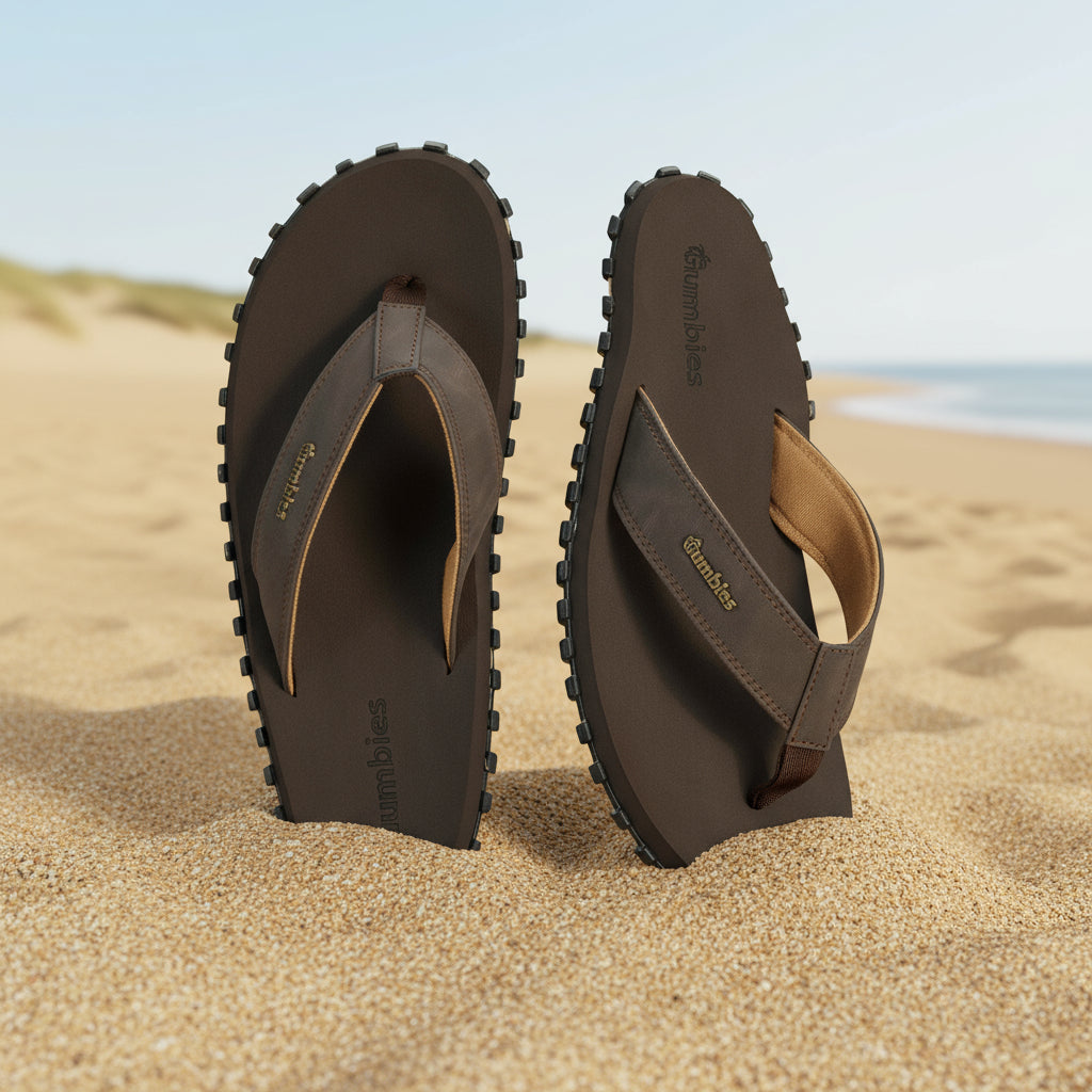 Vegovert Flip-Flops - Men's - Brown