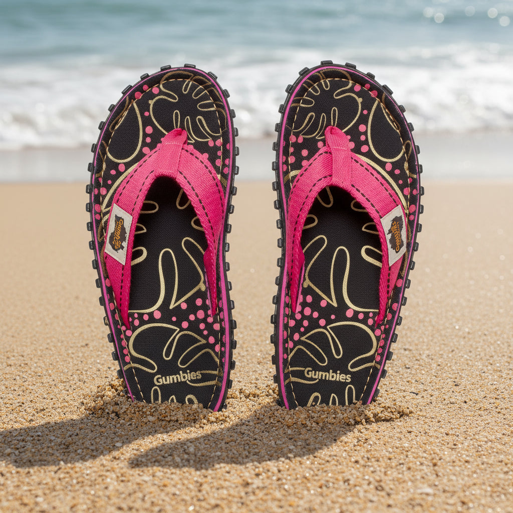Islander Flip-Flops - Women's - Tropical Black