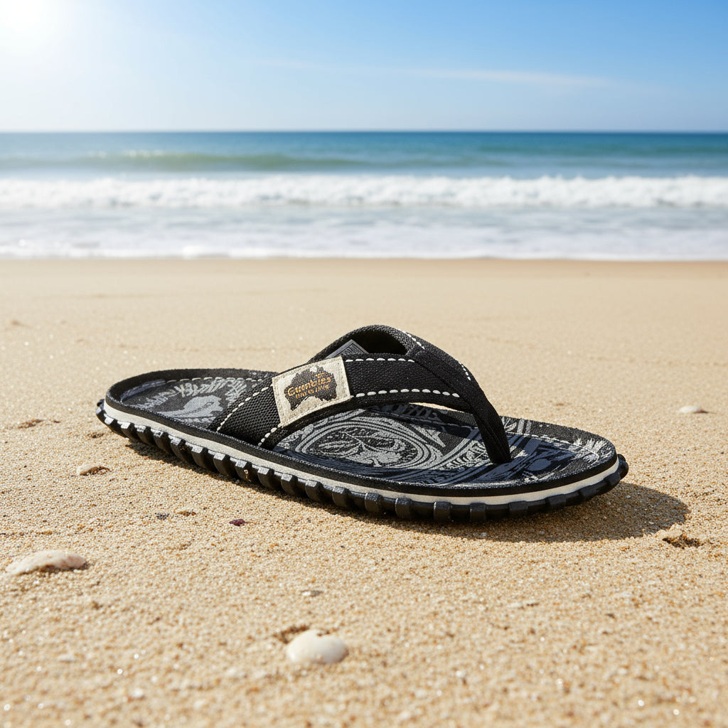 Islander Flip-Flops - Men's - Midnight Black