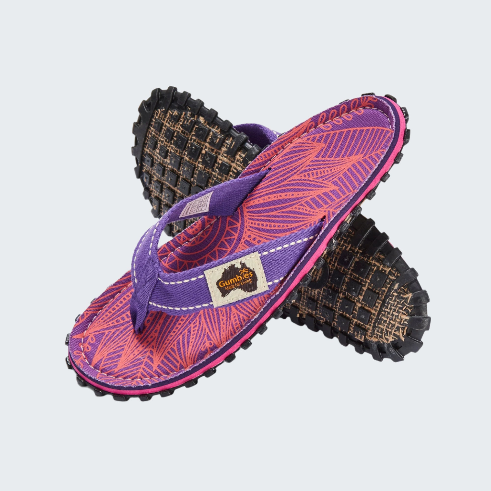 Islander Flip-Flops - Women's - Purple Sunflower