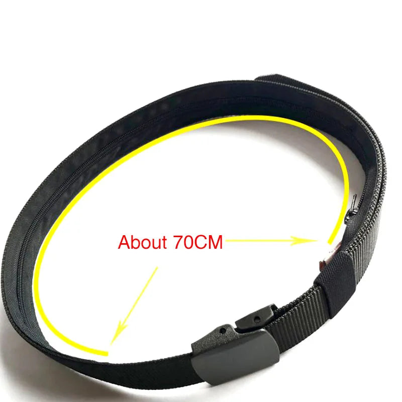 Travel Hidden Cash Anti Theft Waist Belt