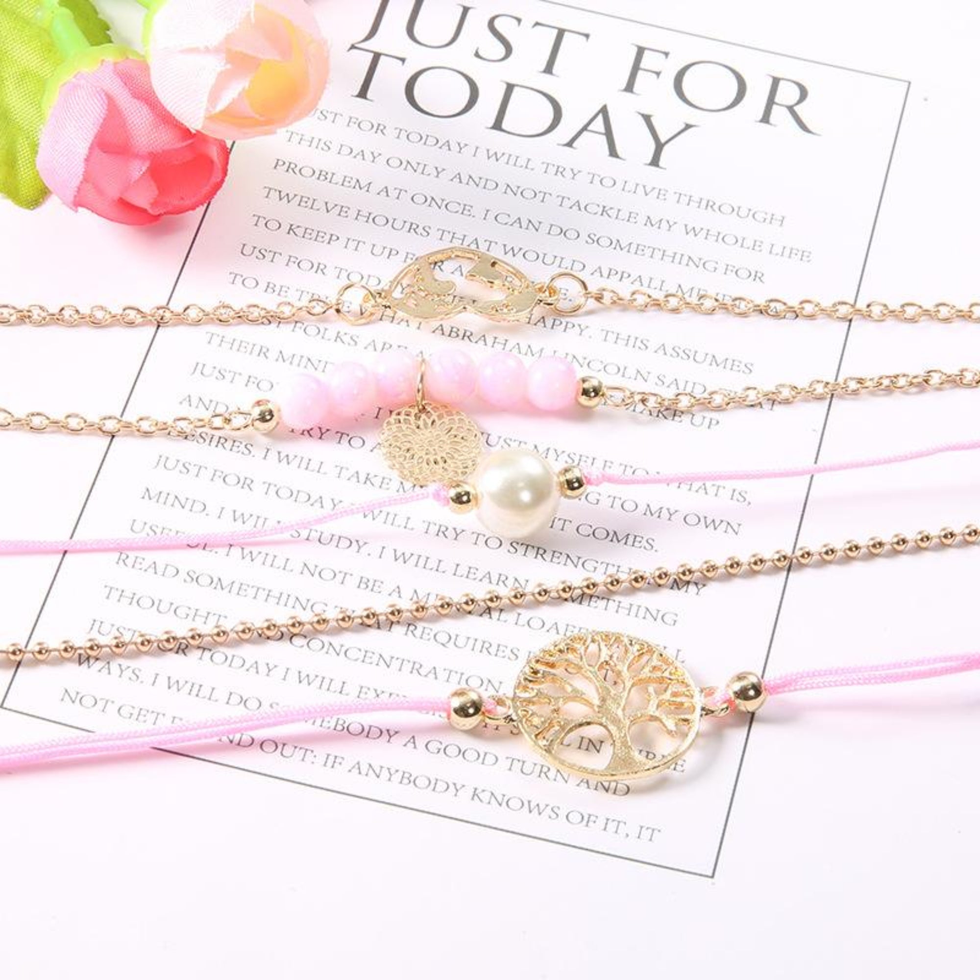 Women of The World Unite Five Piece Bracelet Set