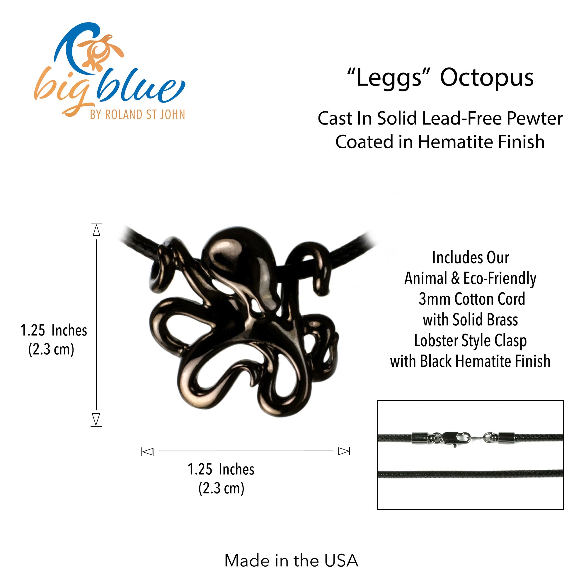 Black Octopus Jewelry