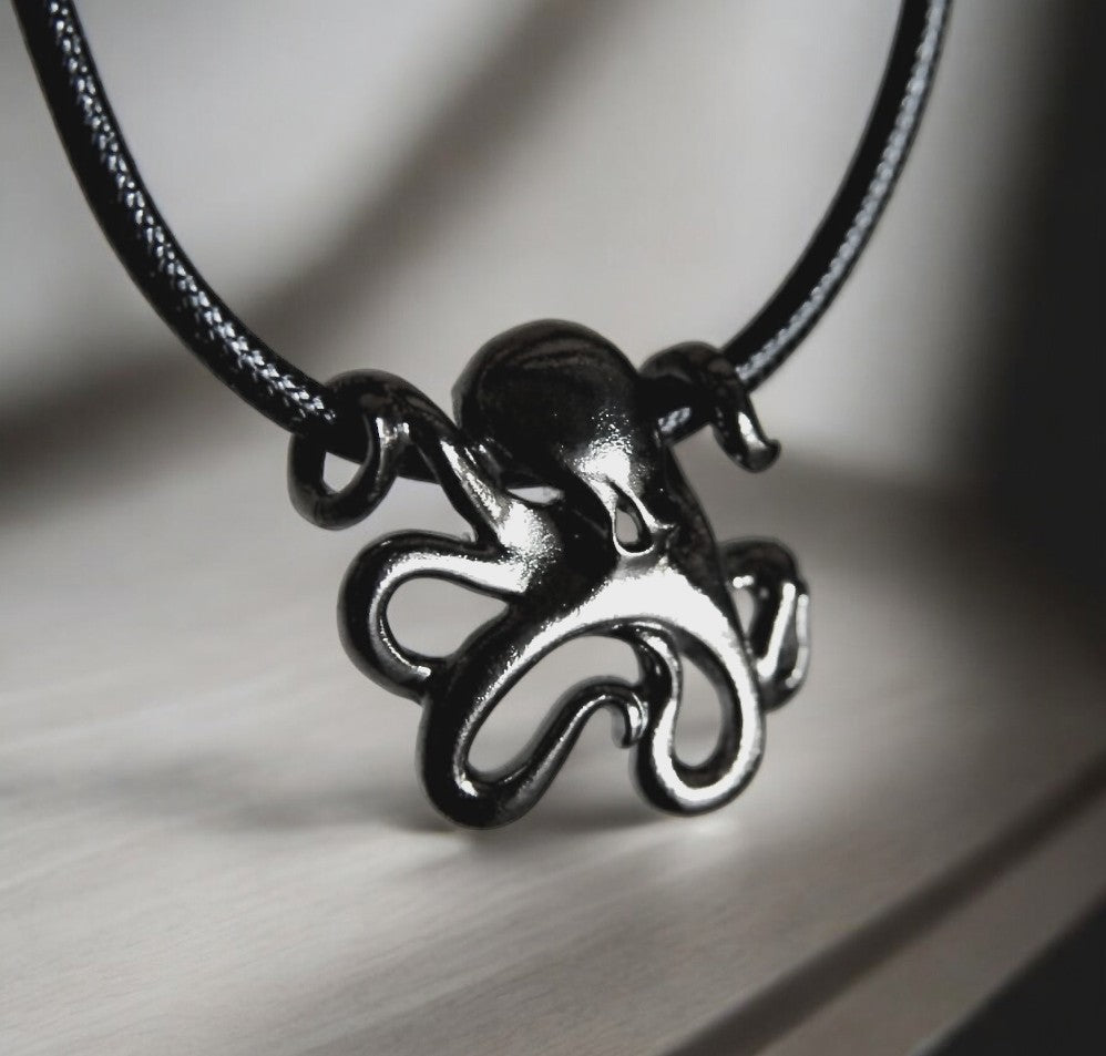 Black Octopus Jewelry