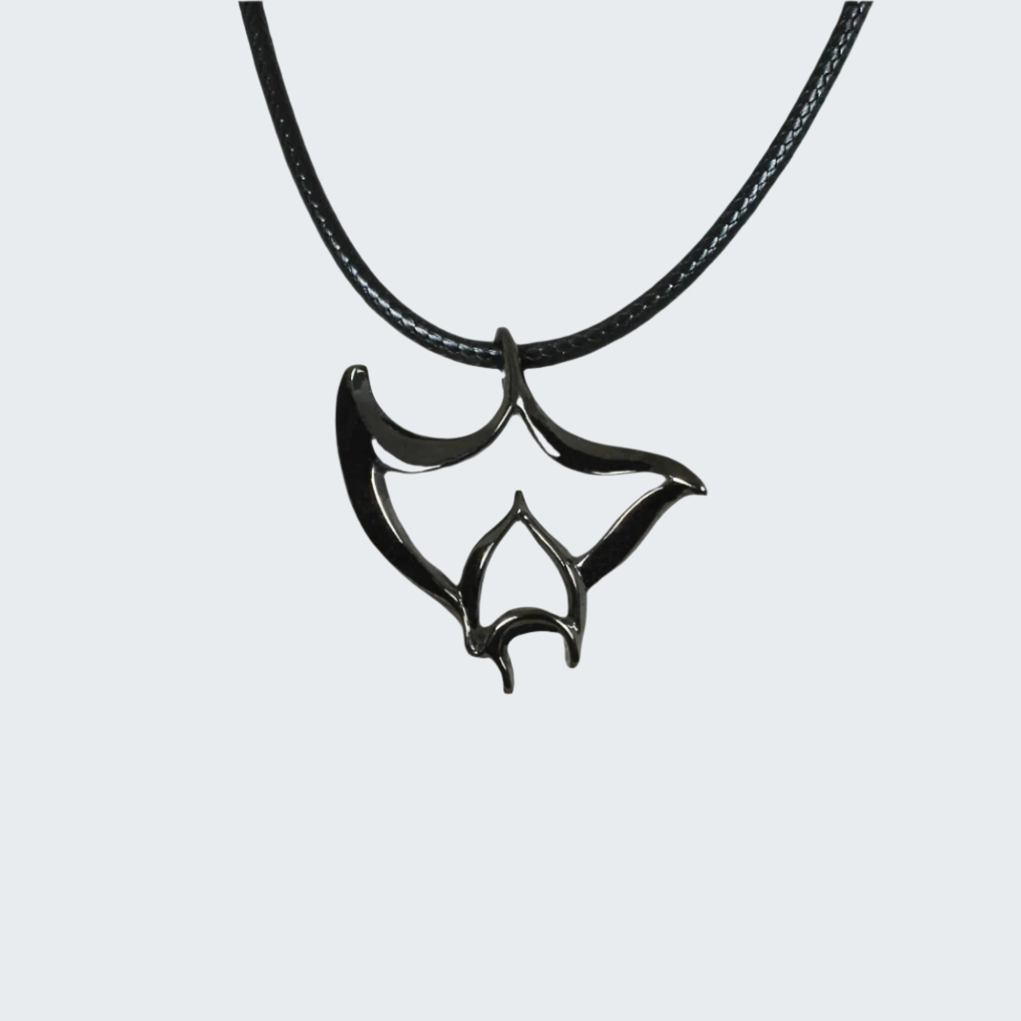 Black Manta Ray Necklace for Men and Women