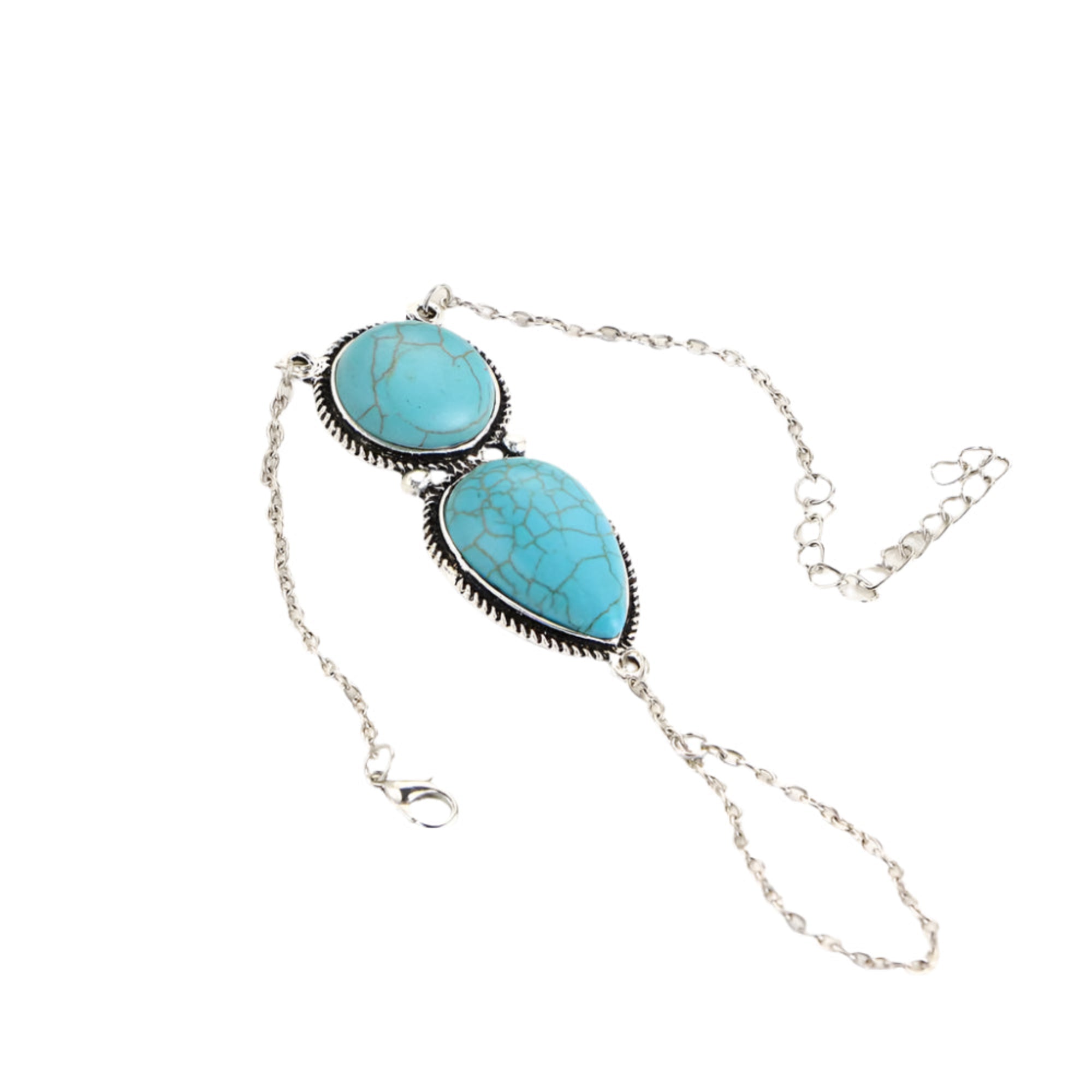 Turquoise Hand Bracelet