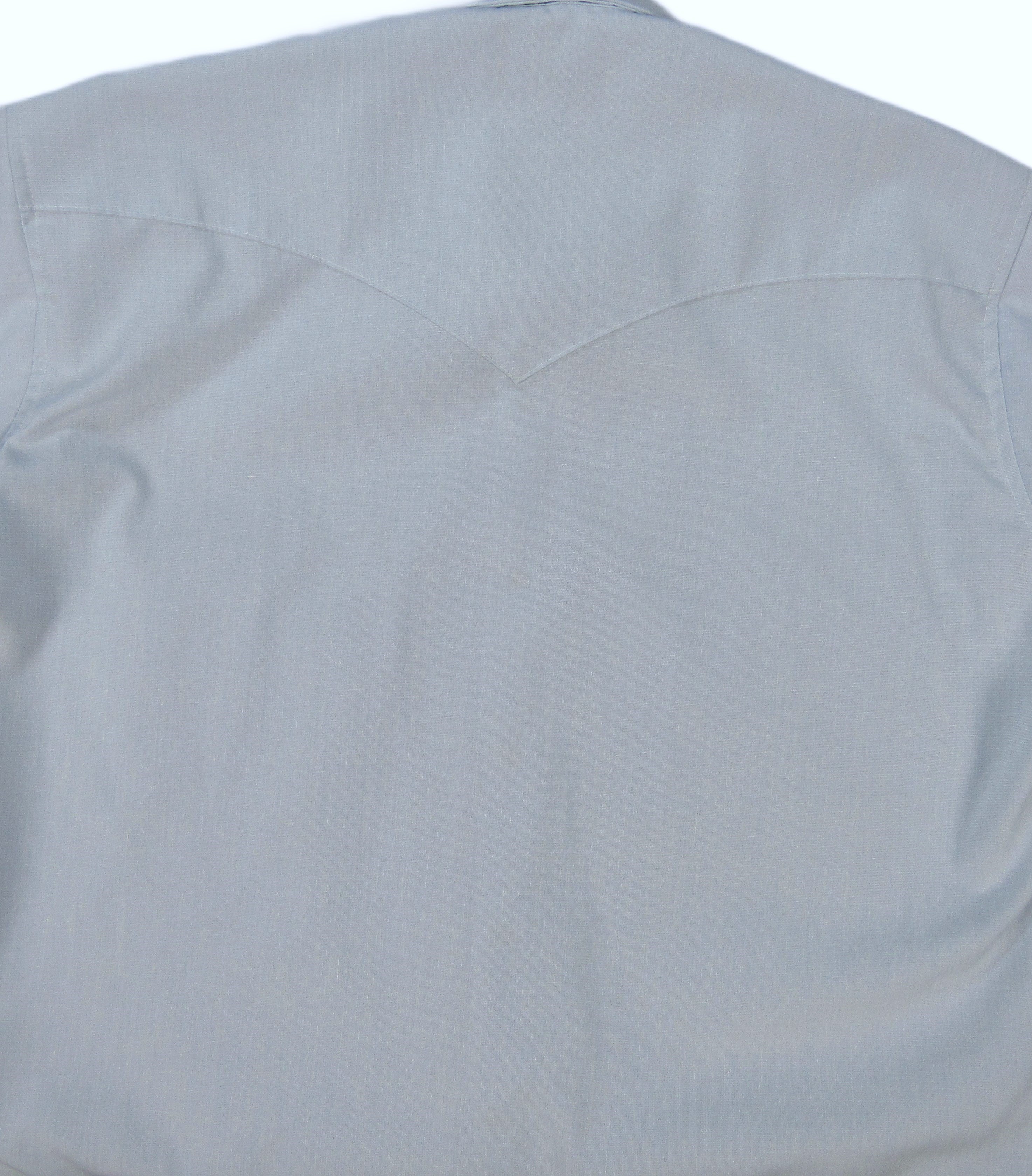 Light gray shirt on a white background