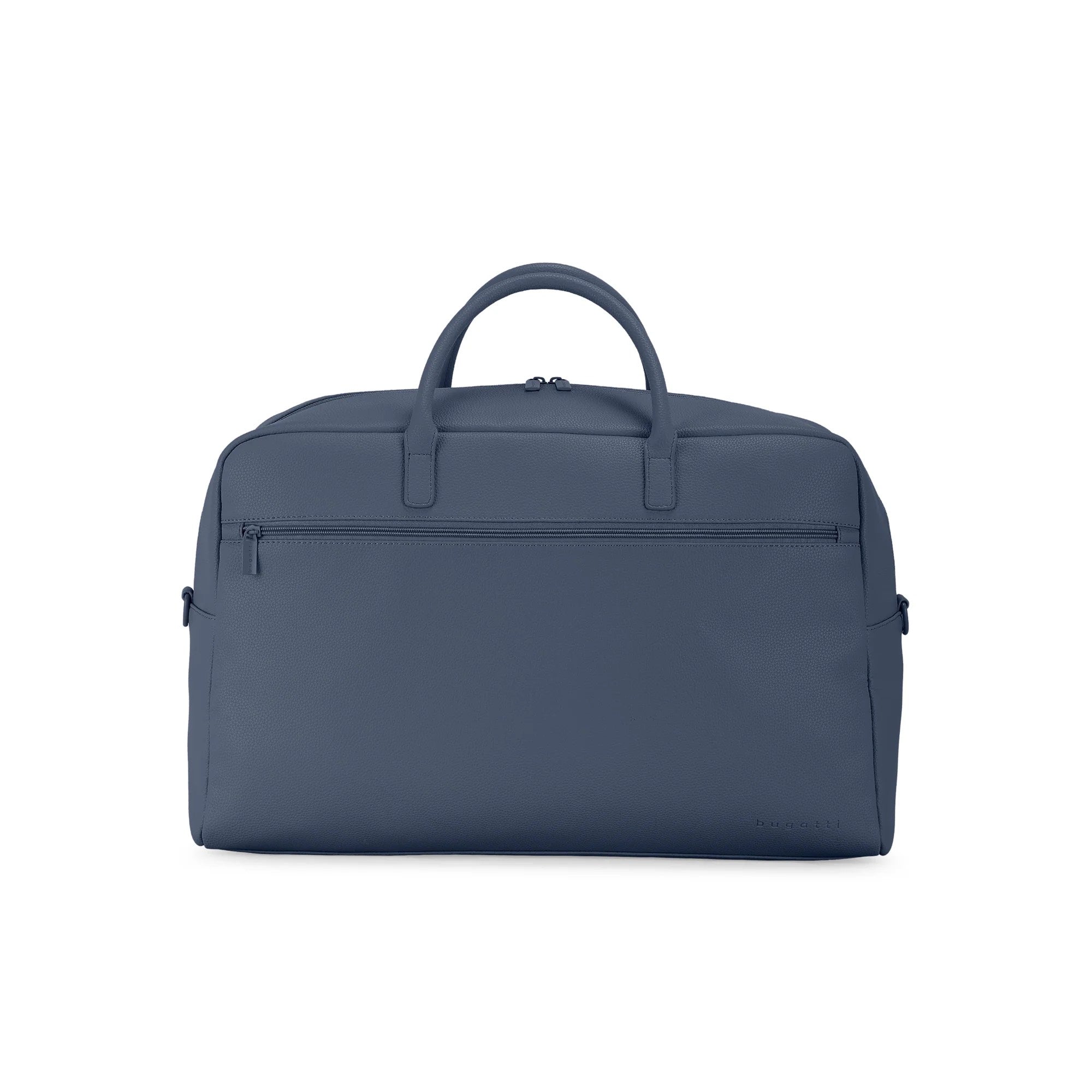 Blue travel bag on a white background