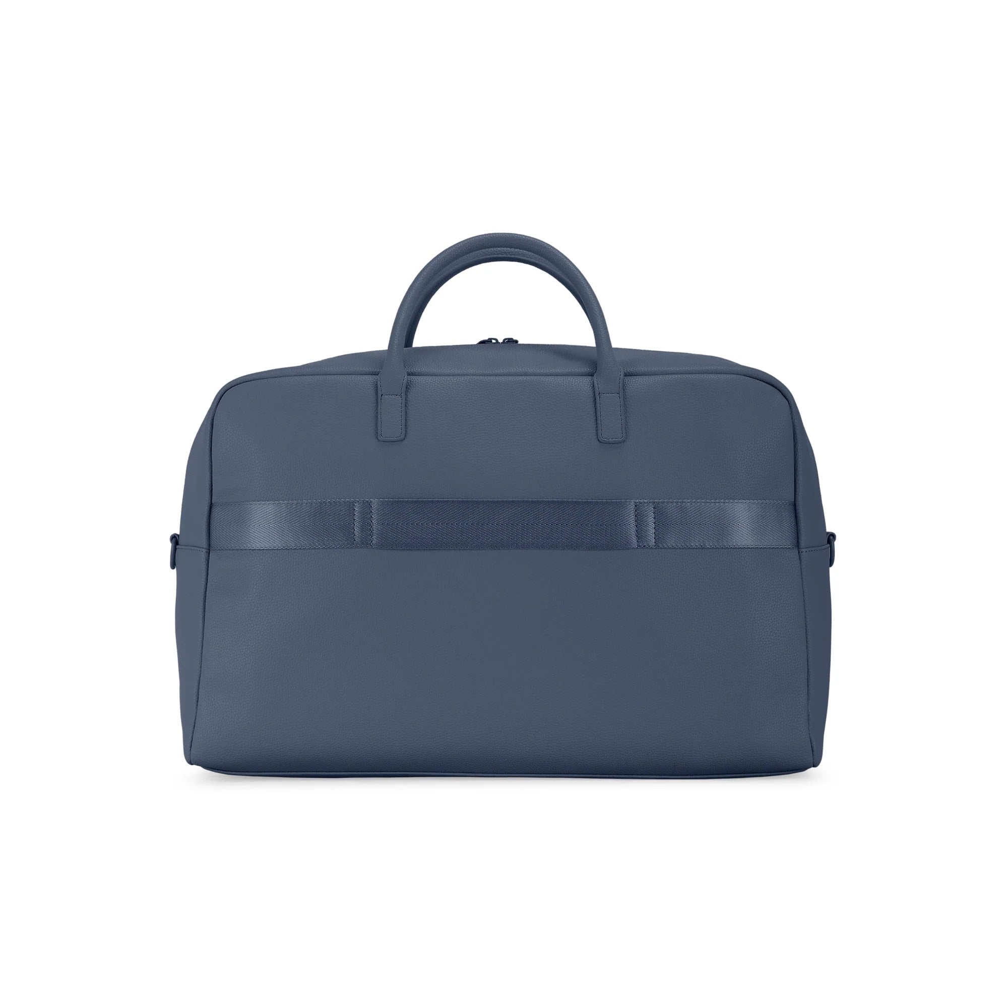 Blue briefcase on a white background