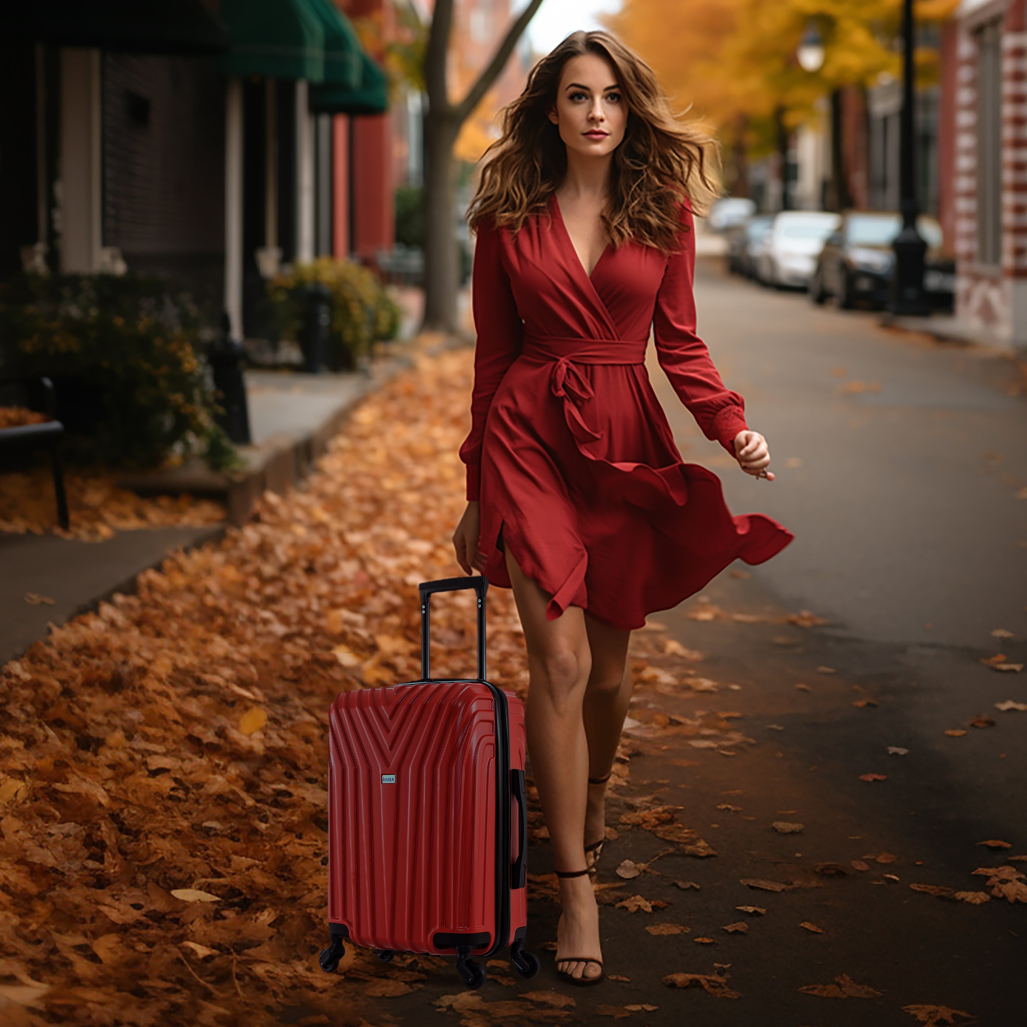 InUSA Luggage Vasty Carry On 20" Spinner Suitcase
