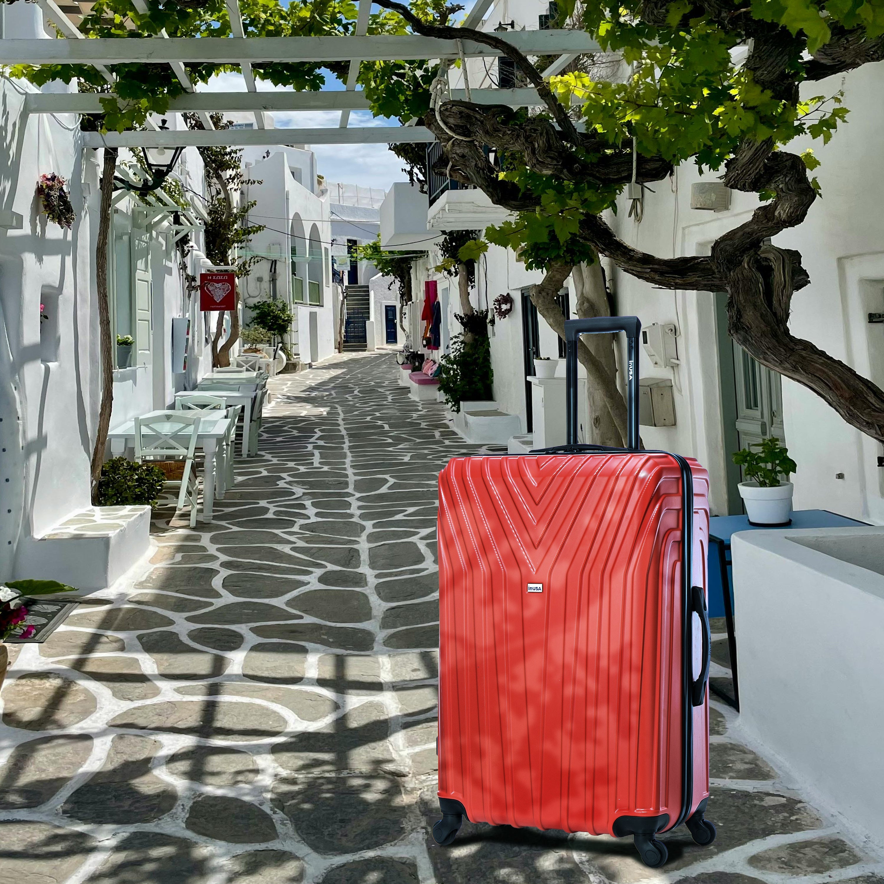 InUSA Luggage Vasty 3 Piece Set 20"/24"/28" Spinner Suitcase Collection