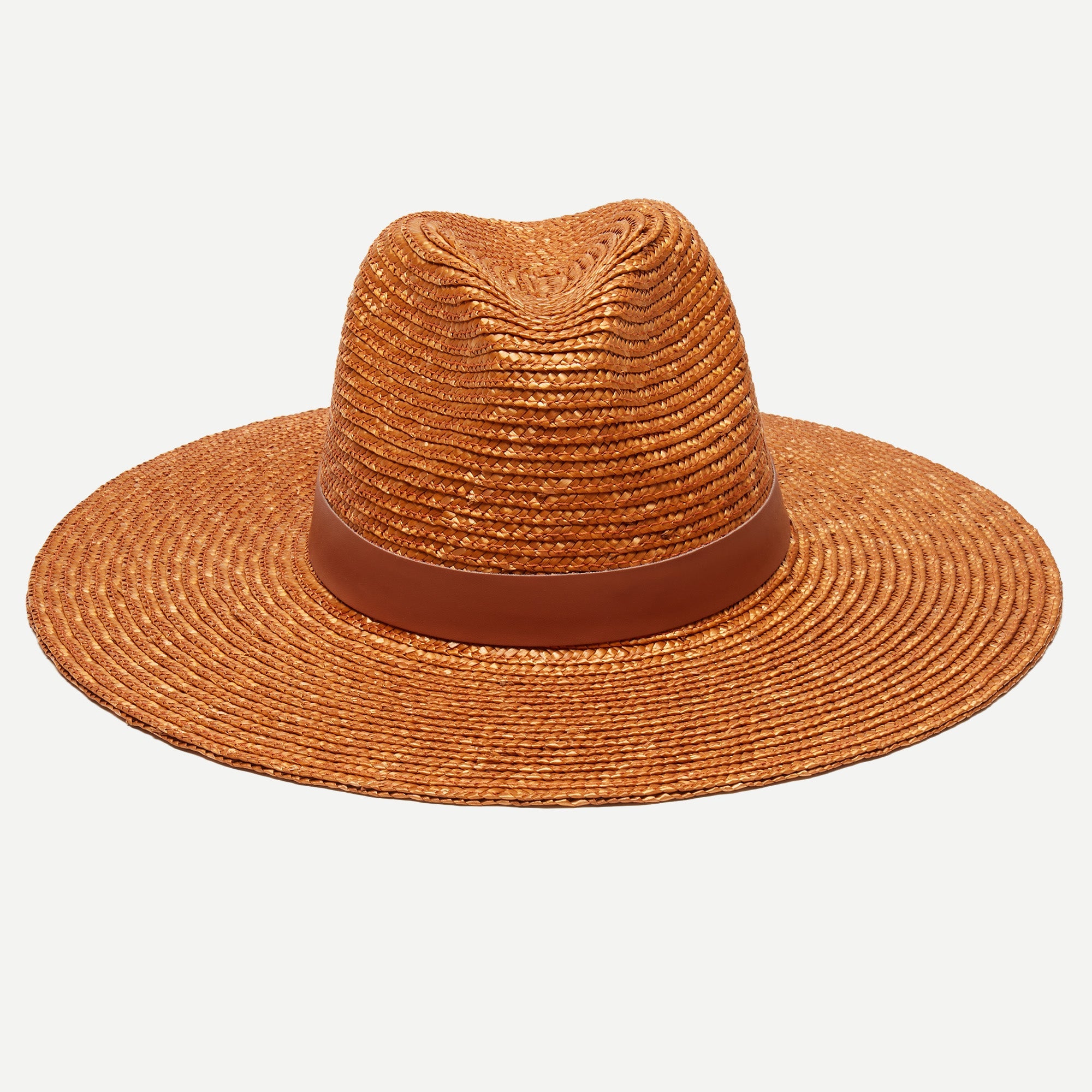 Kamryn Wheat Straw Panama in Rust