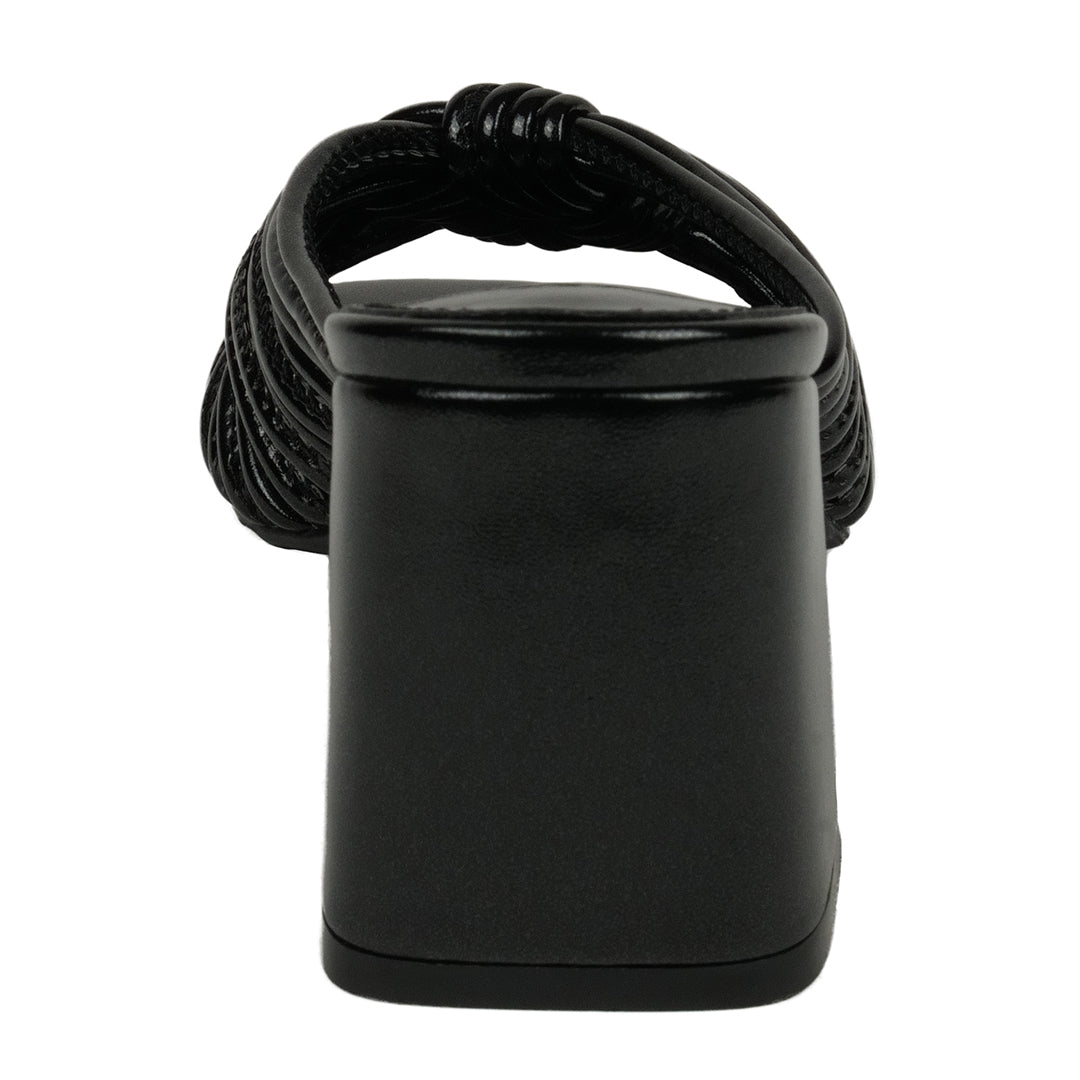 GC Shoes Josie Black Strappy Heeled Sandals