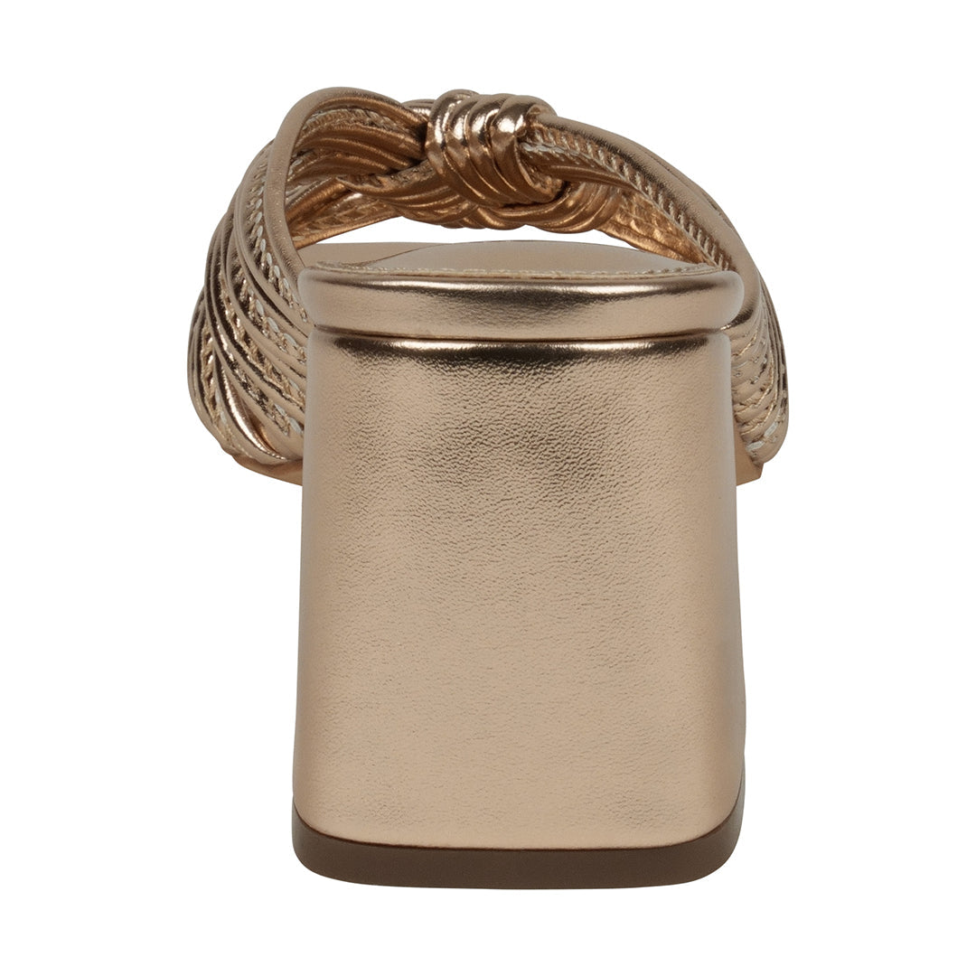 GC Shoes Josie Bronze Strappy Heeled Sandals