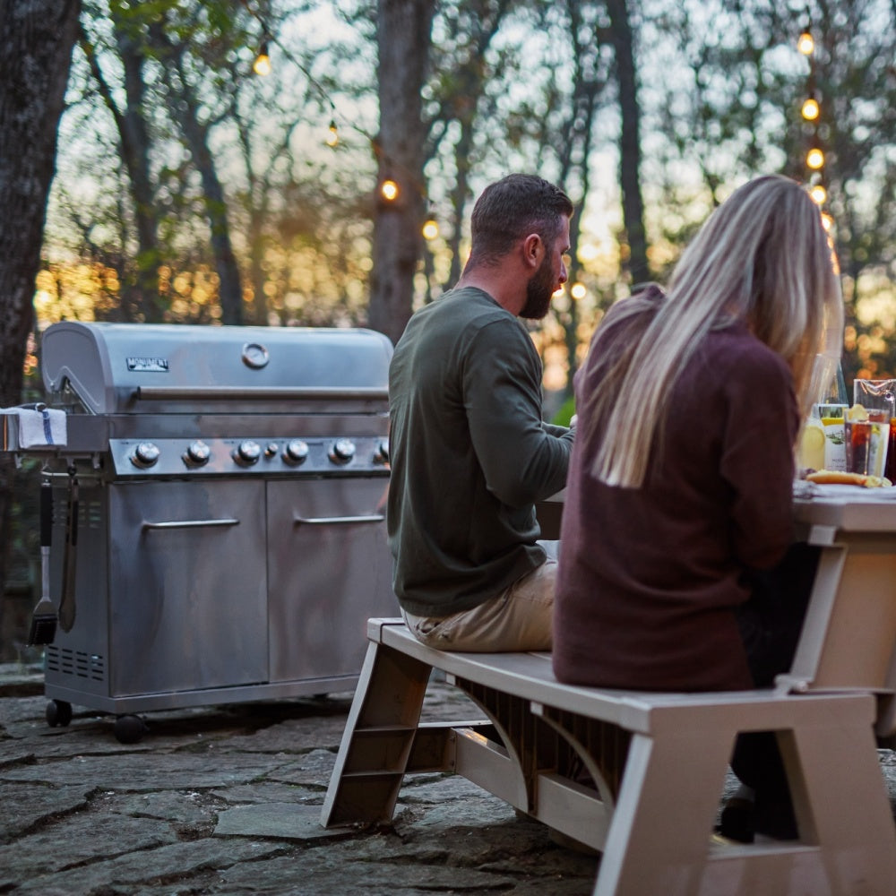 Full Stainless Propane Gas Grill