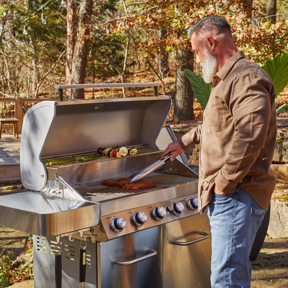 Full Stainless Propane Gas Grill