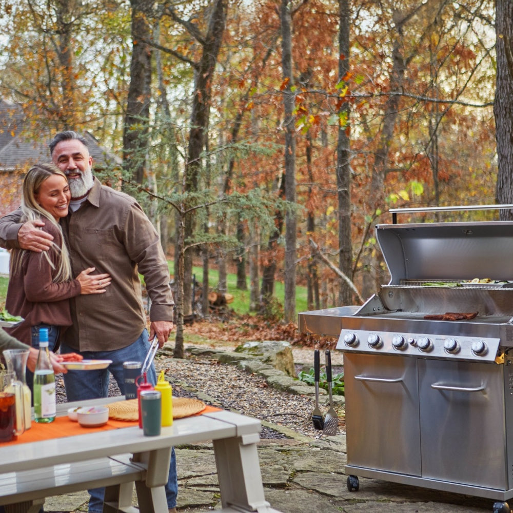 Full Stainless Propane Gas Grill