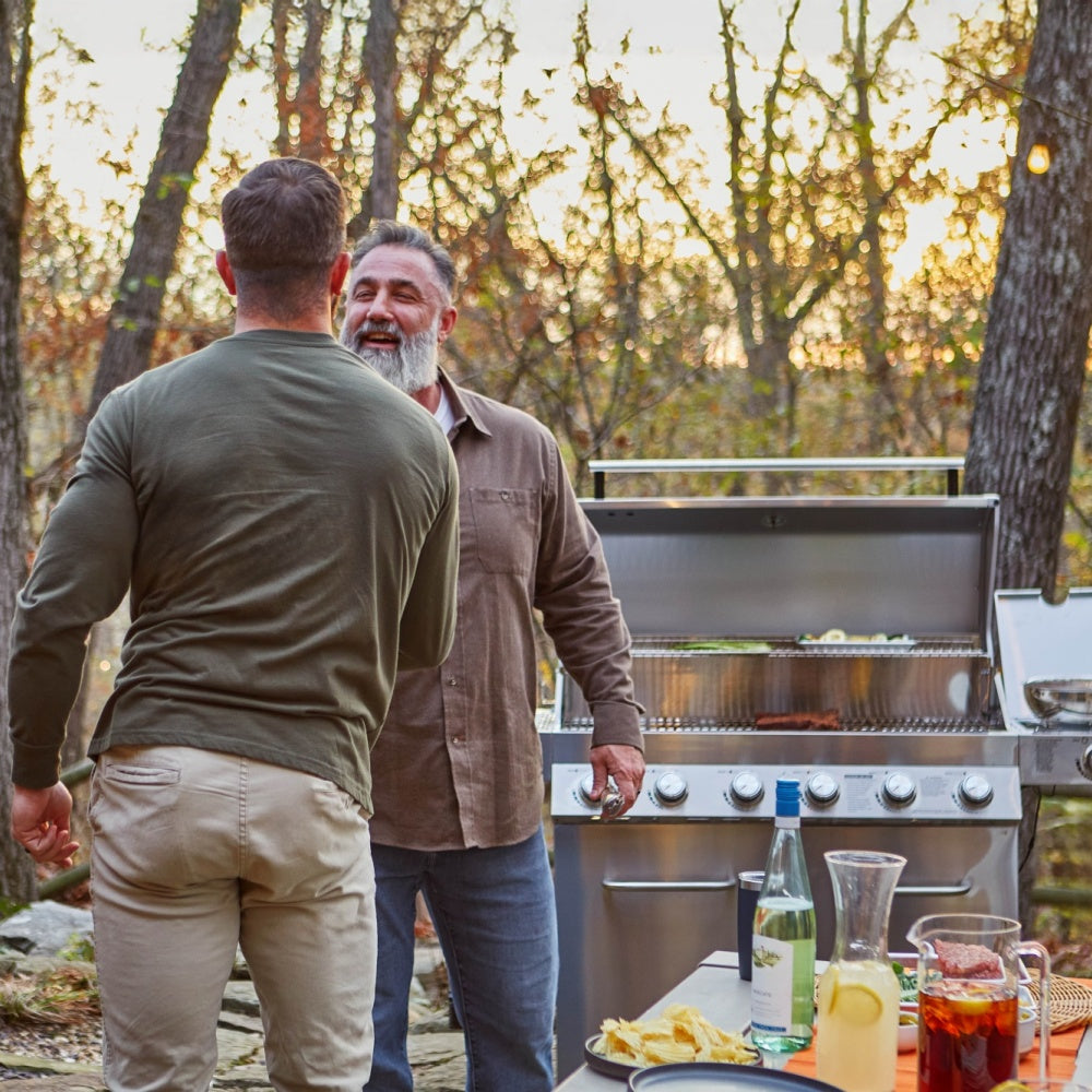 Full Stainless Propane Gas Grill