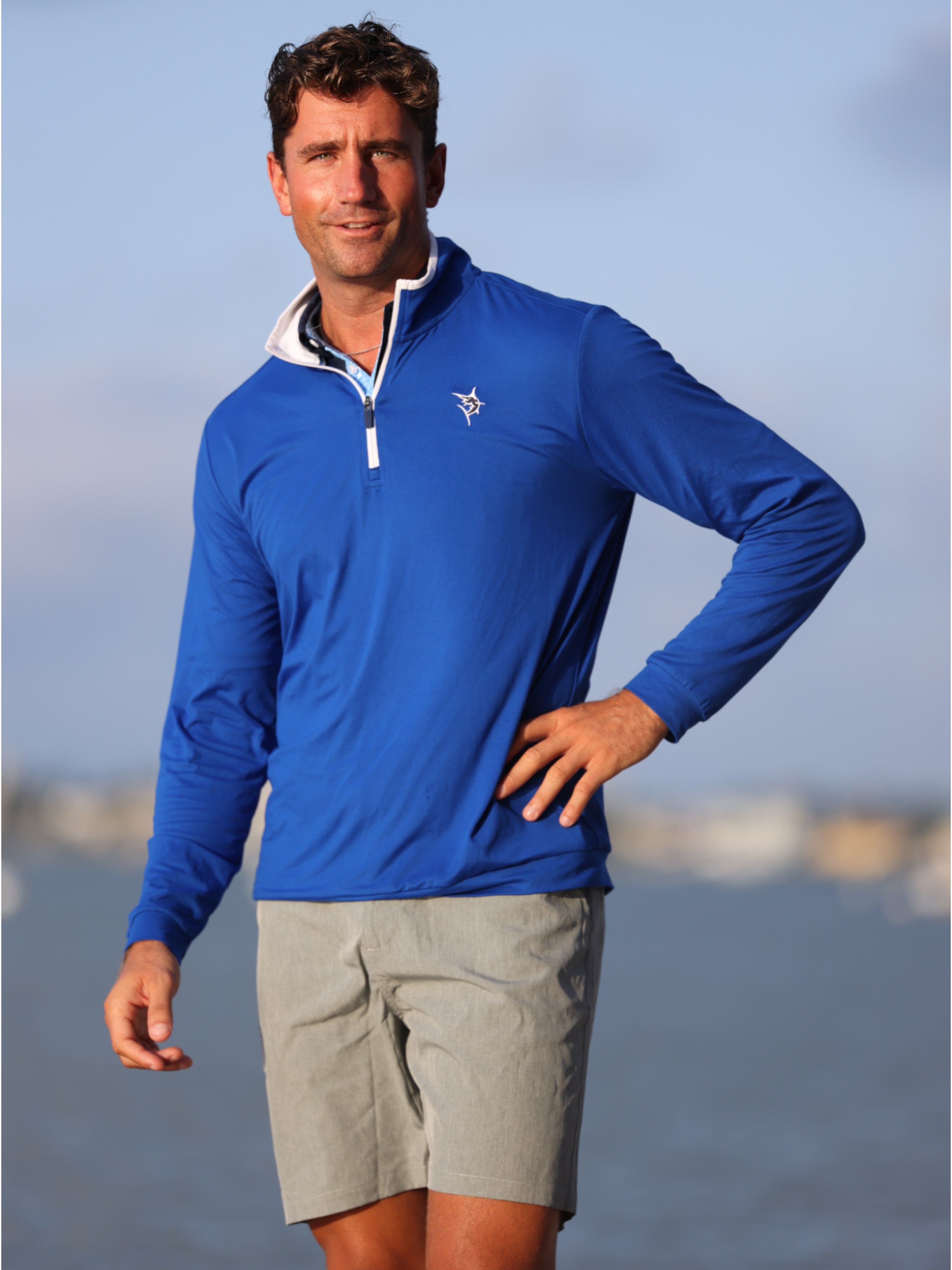 White Water Life Long Beach Royal Blue