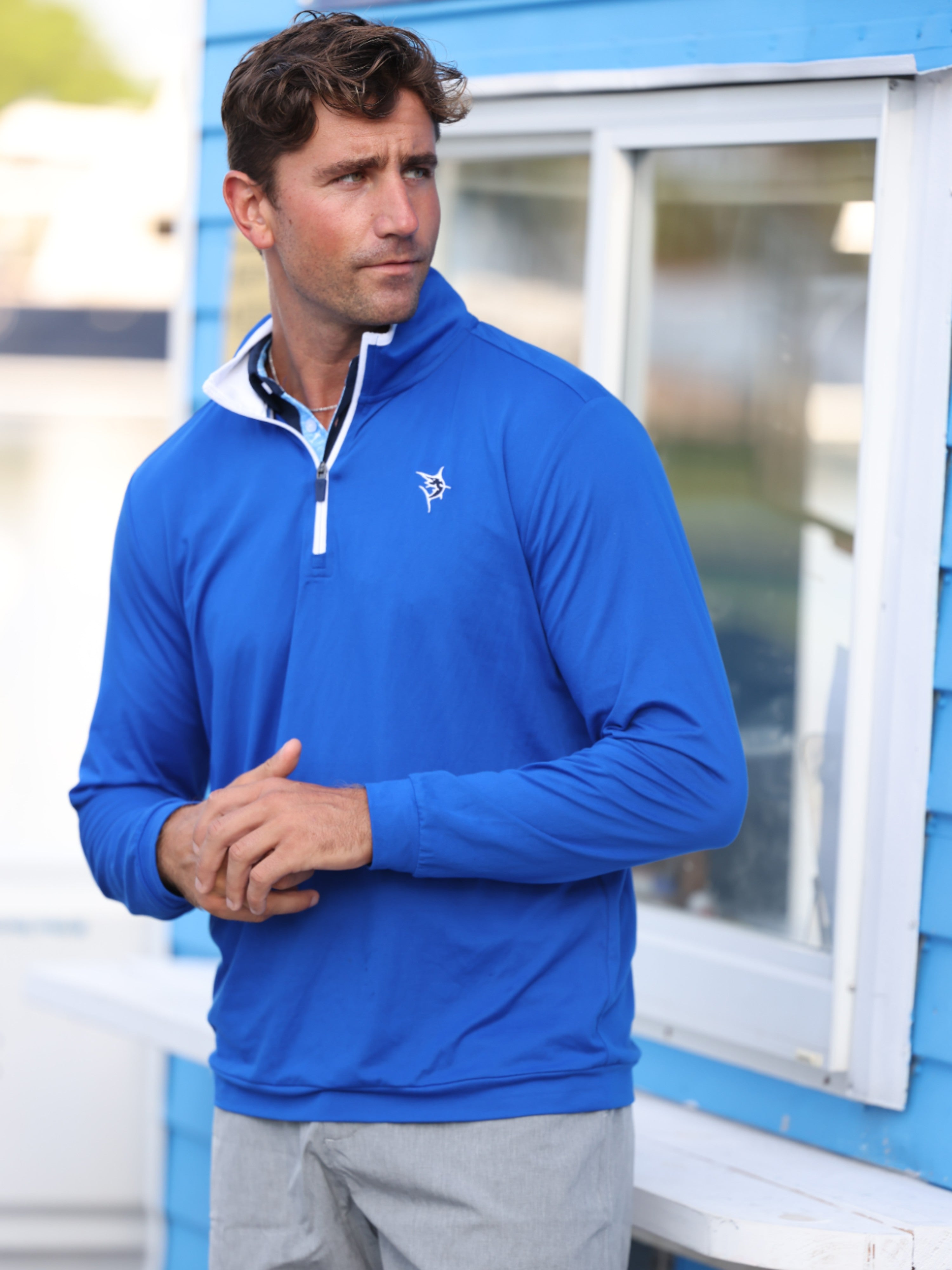 White Water Life Long Beach Royal Blue