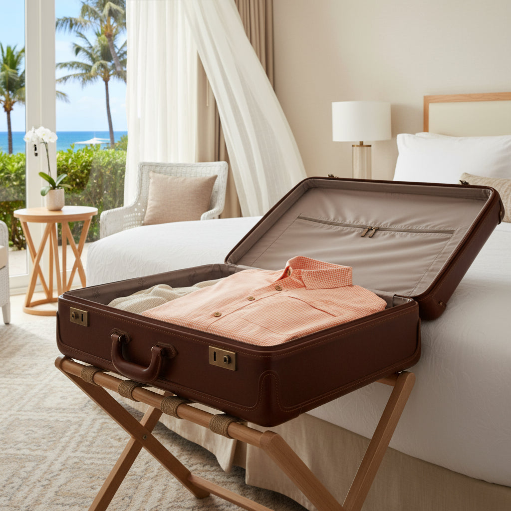 Short-sleeve checkered shirt on a white background