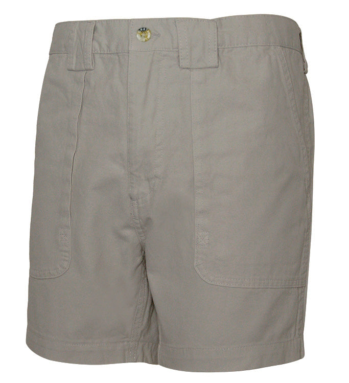 Beige shorts on a white background