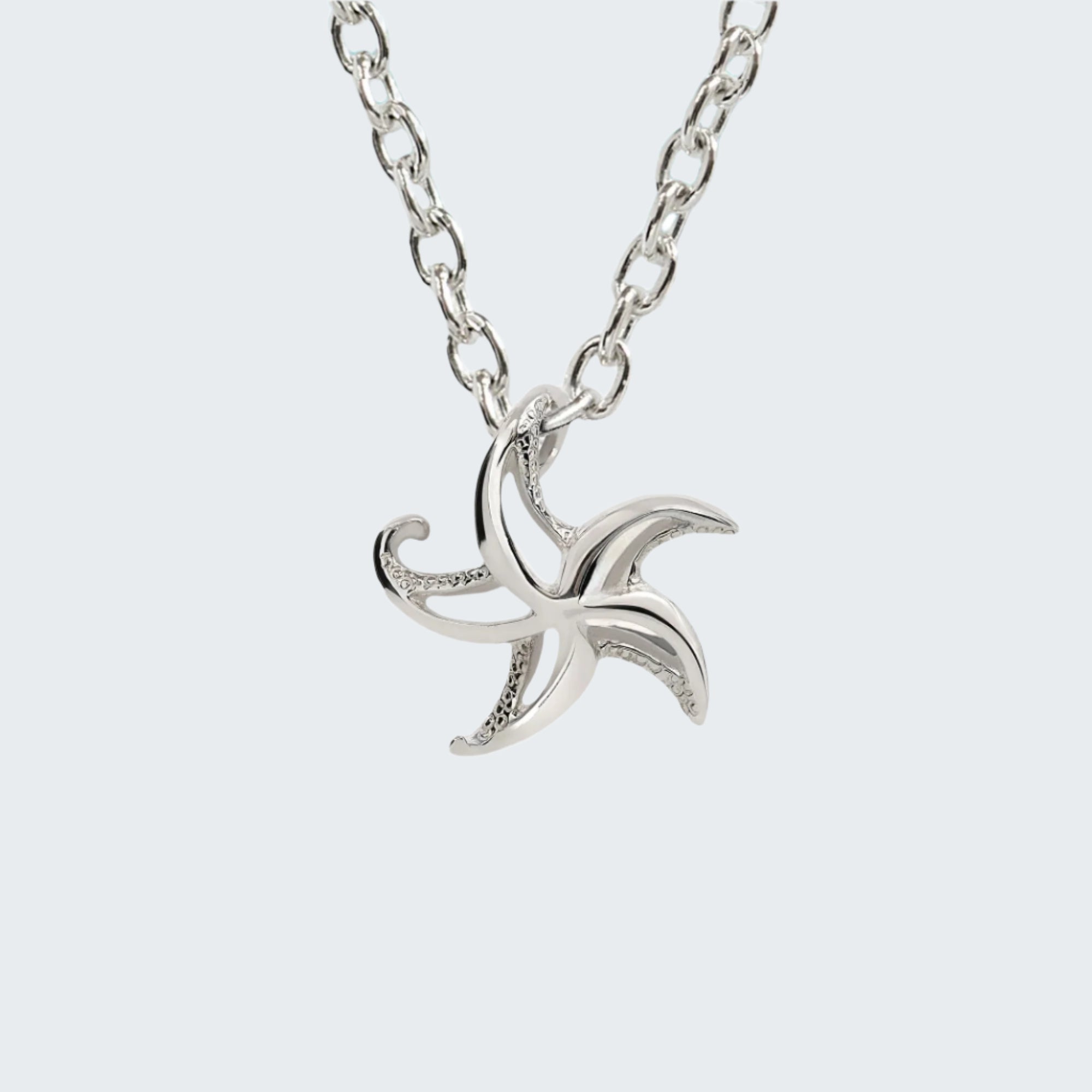 Starfish Necklace Sterling Silver for Women