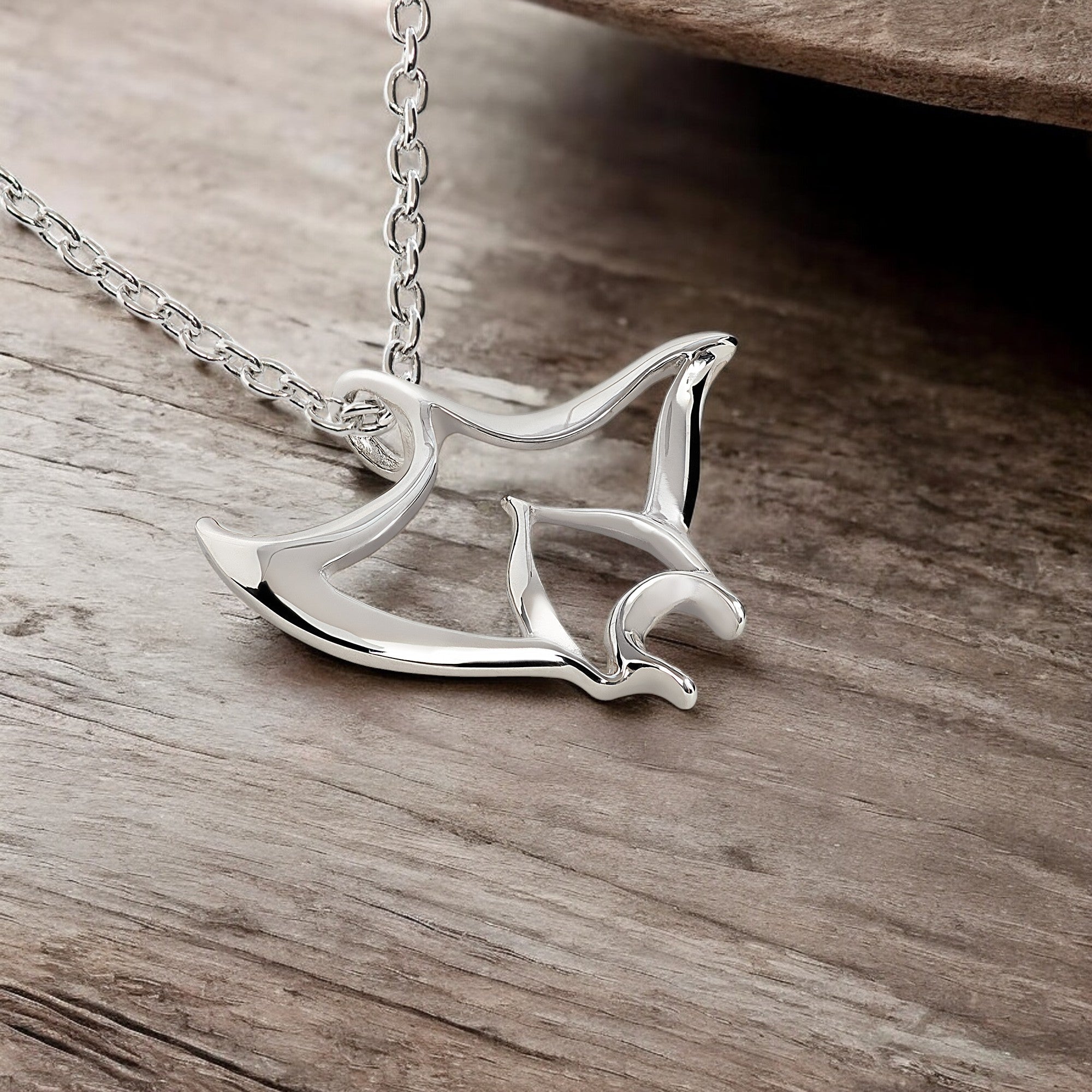 Manta Ray Necklaces for Women Sterling Silver