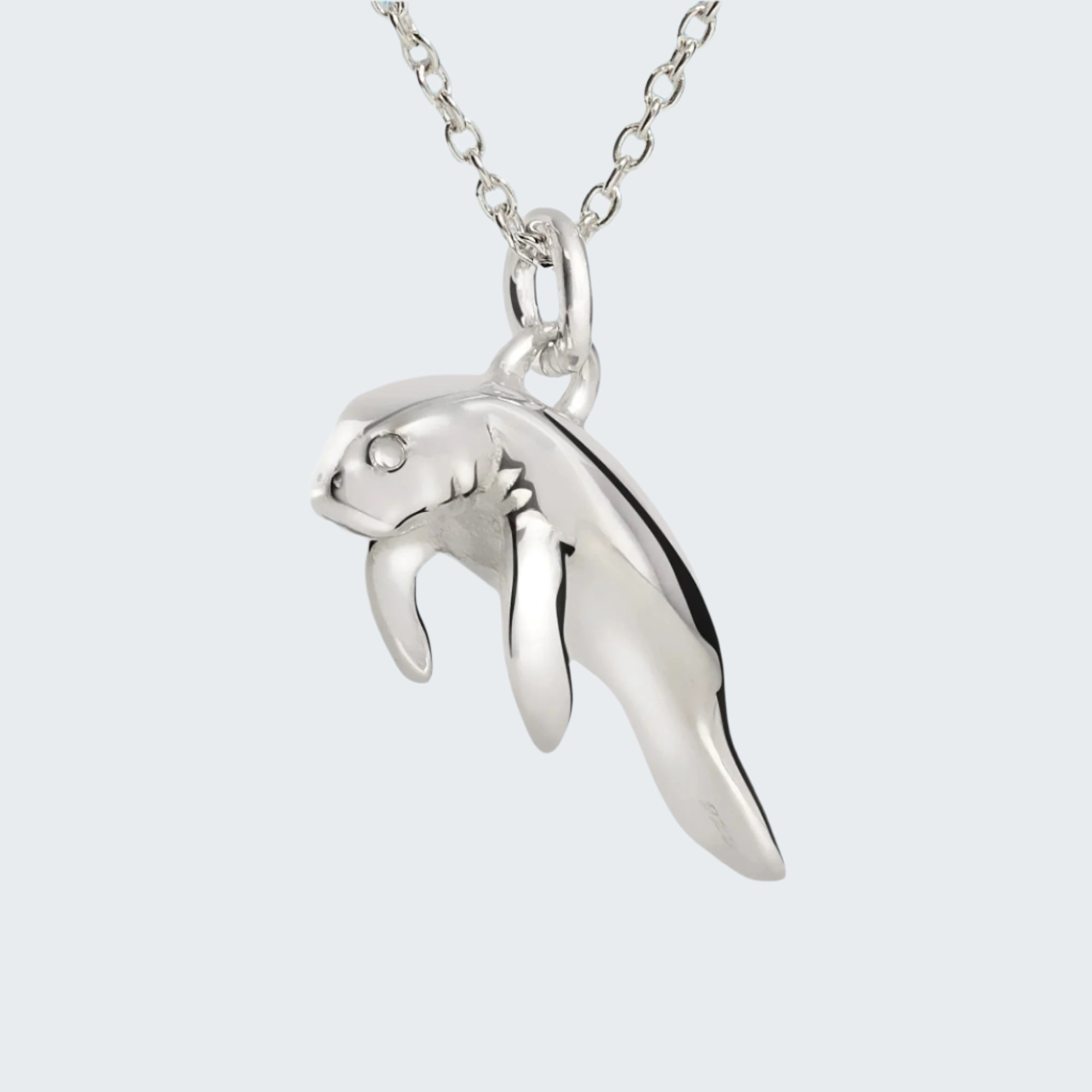 Manatee Necklaces for Women Sterling Silver
