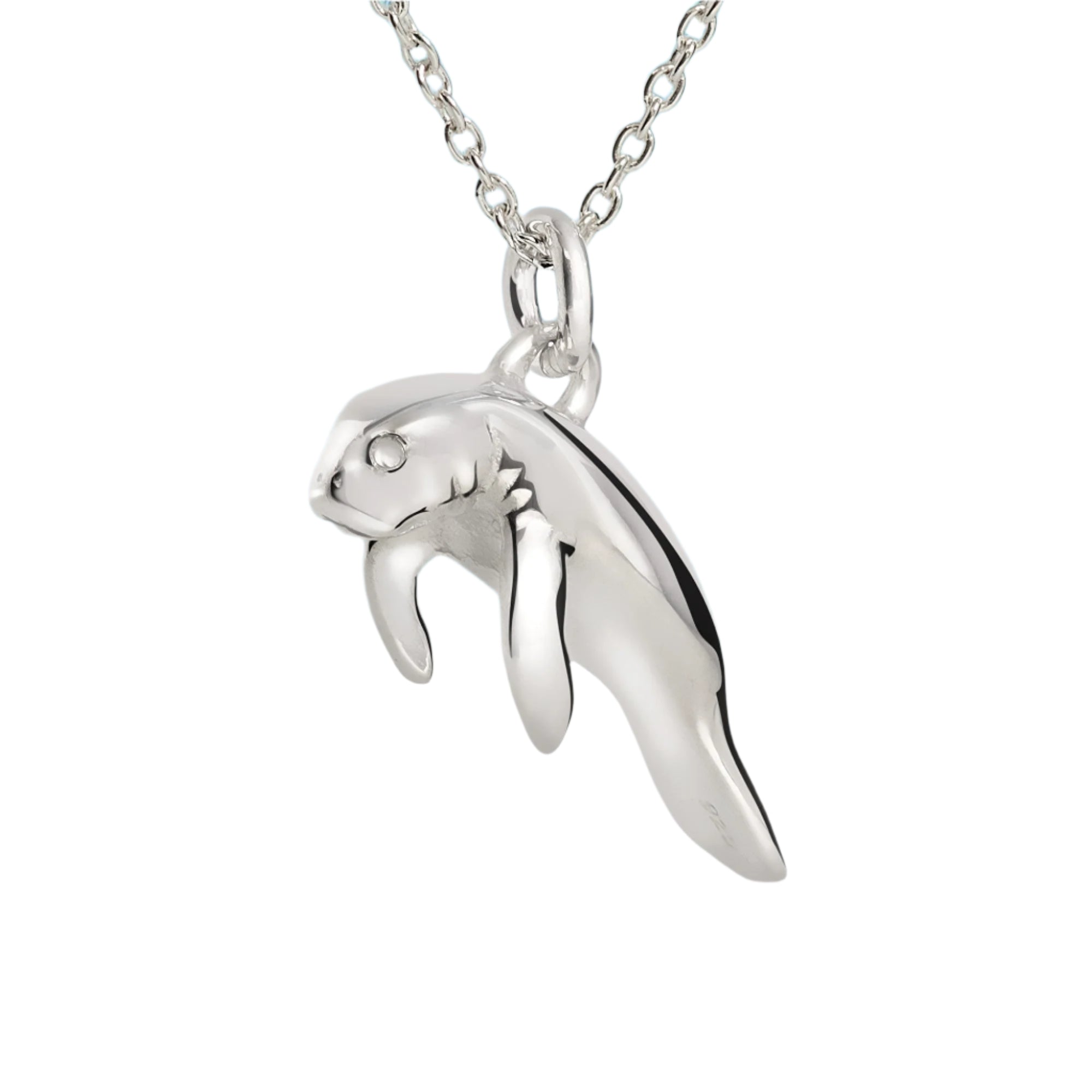 Manatee Necklaces for Women Sterling Silver