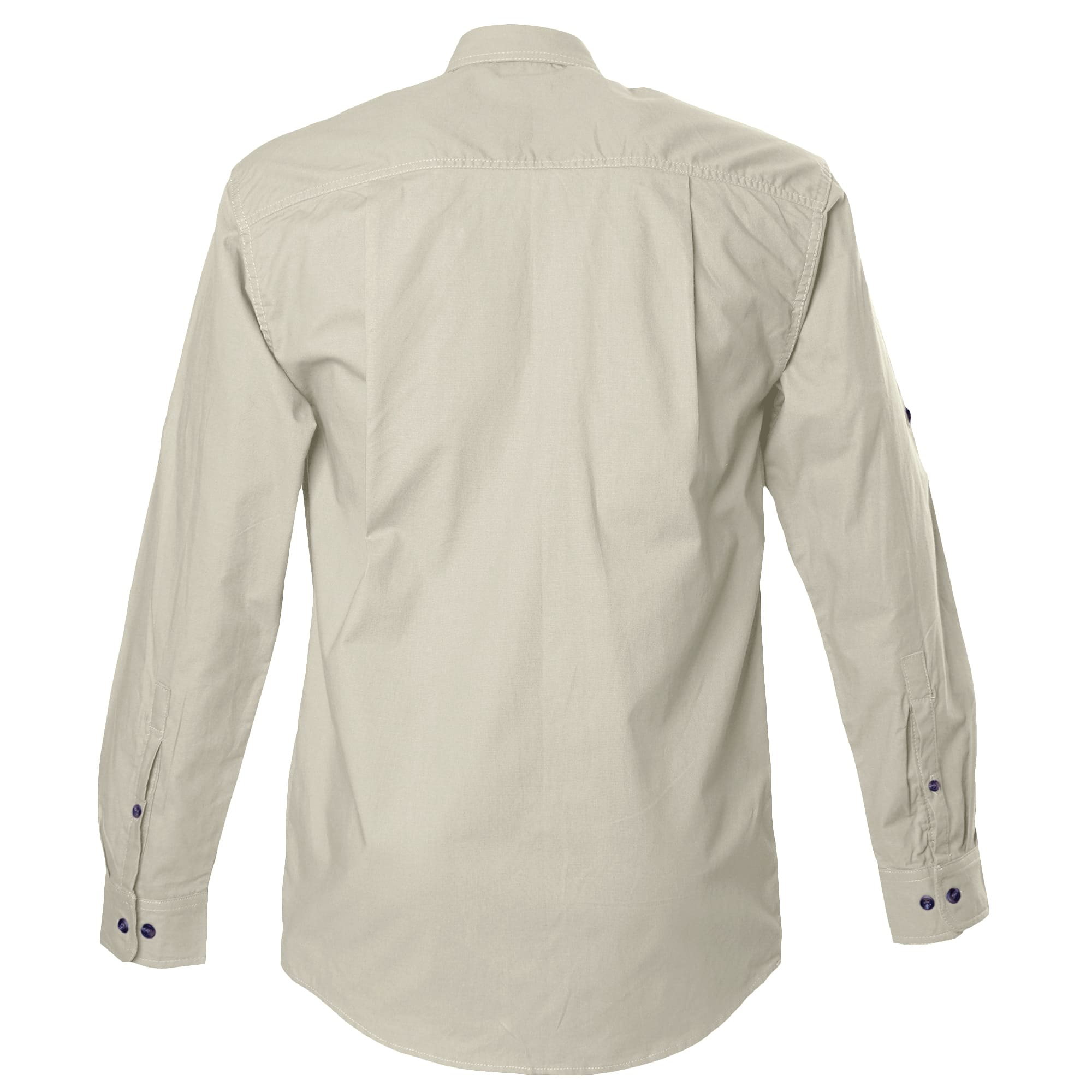 Beige shirt on a white background